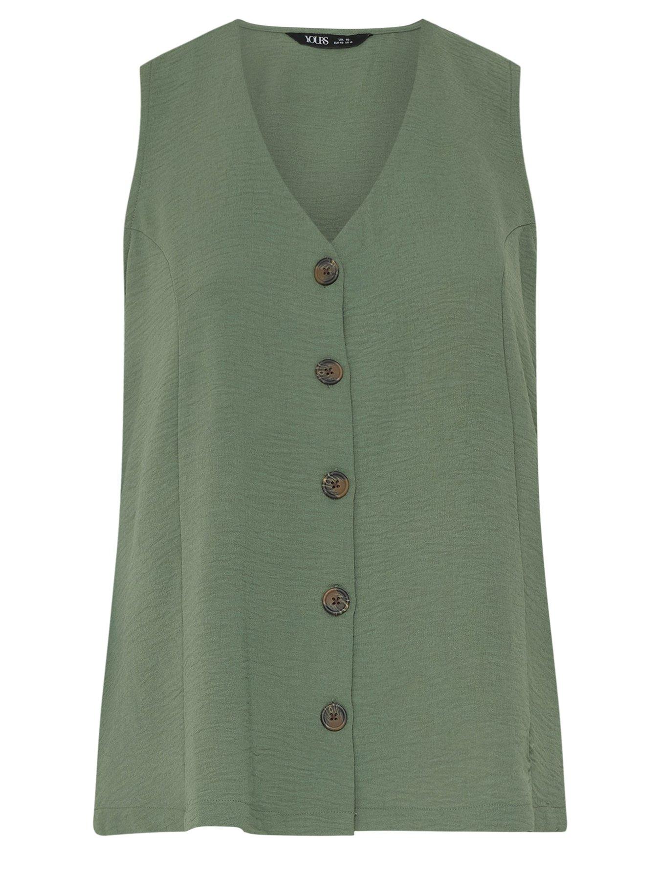 yours-curve-waistcoat-vest-greendetail