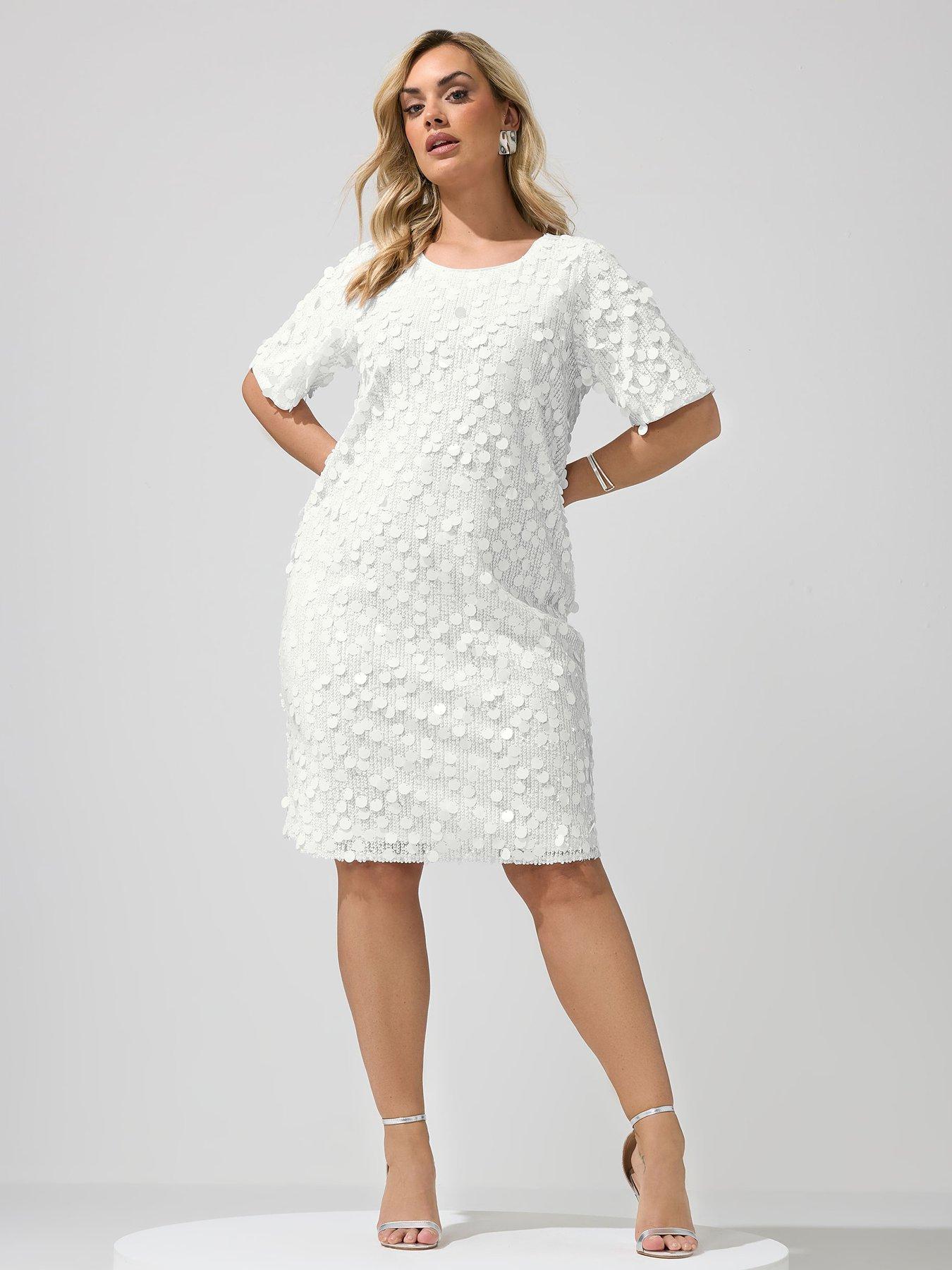 yours-curve-sequin-t-shirt-dress-whiteback