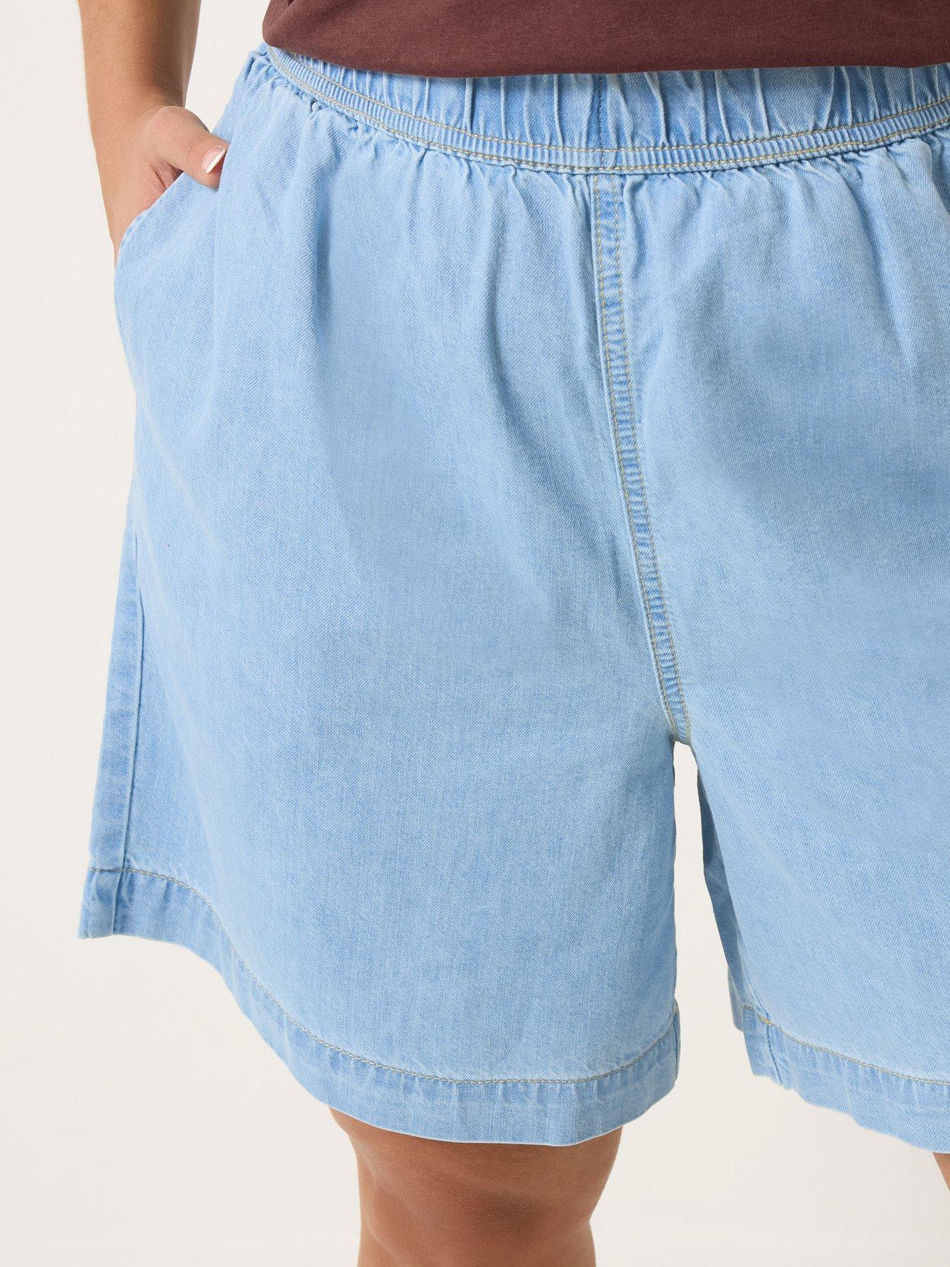Image 4 of 5 of Yours Curve Denim Shorts