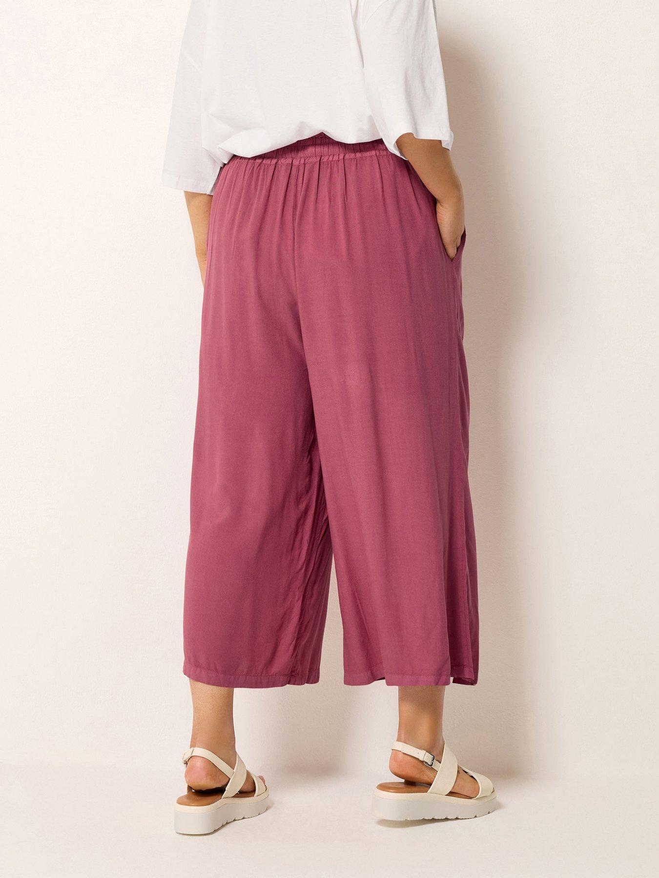 Image 2 of 5 of Yours Curve Chambray Culotte