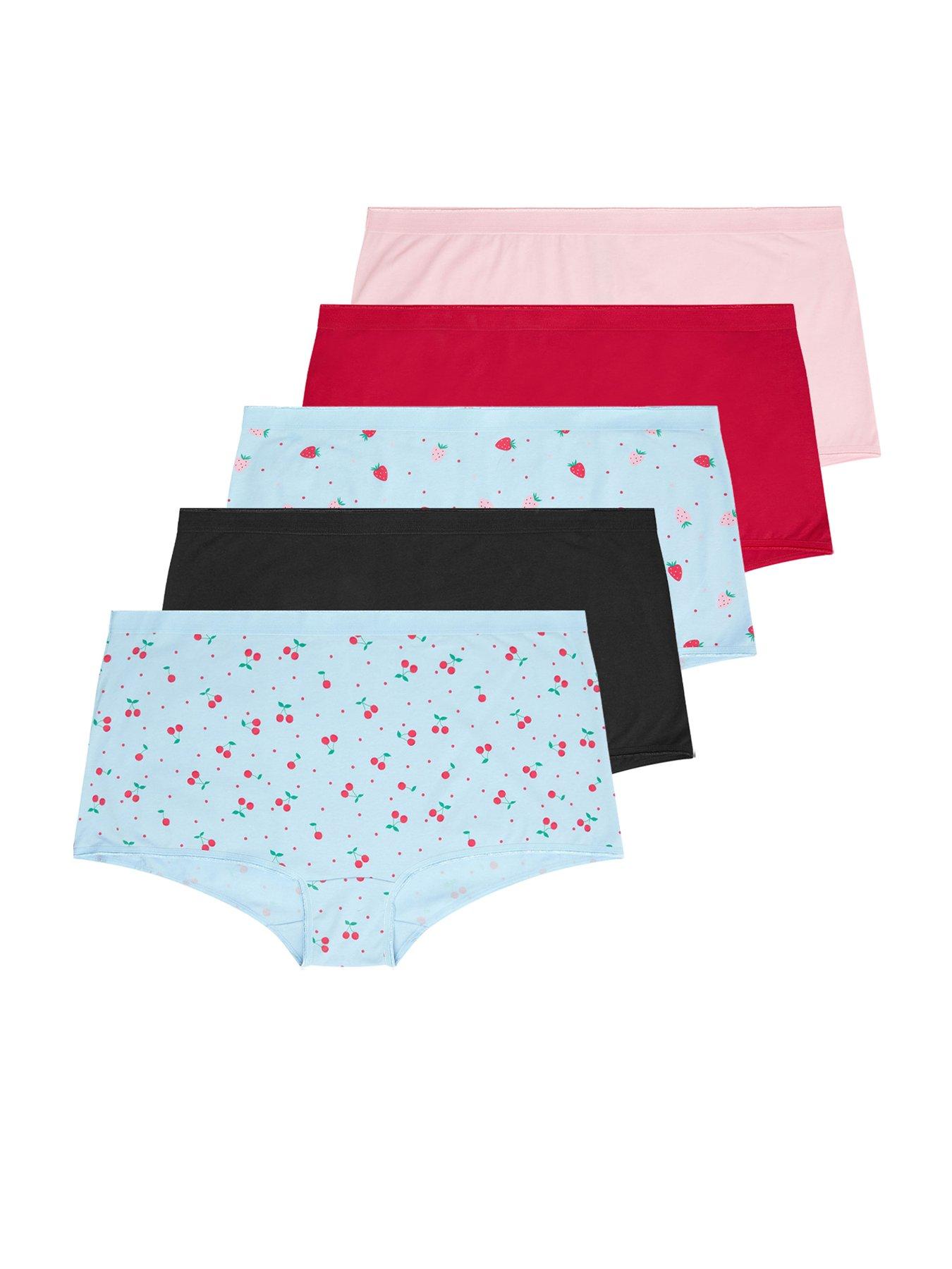 yours-curve-5-pack-berry-print-shortsdetail