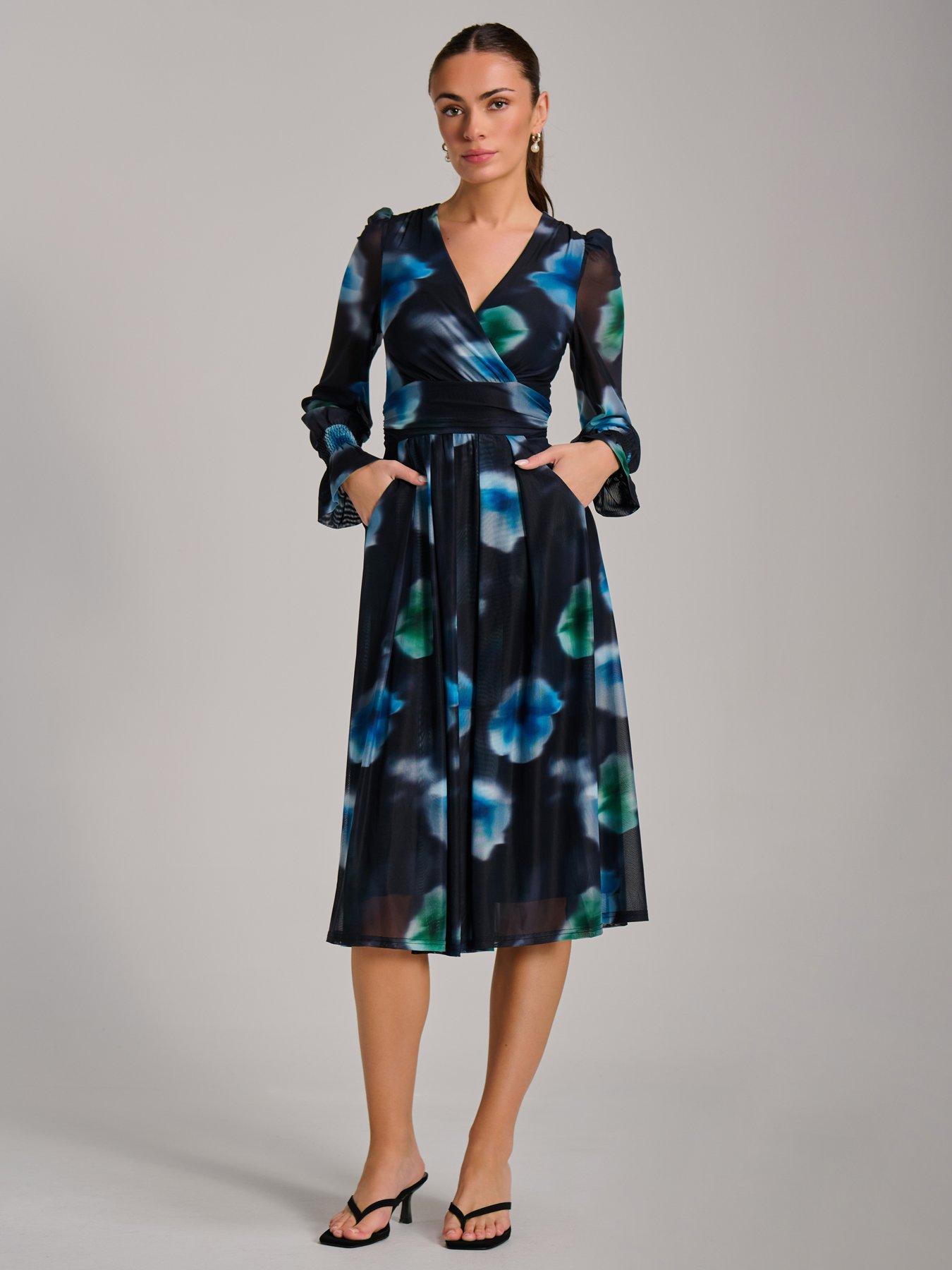 jolie-moi-long-sleeve-printed-mesh-midi-dressback