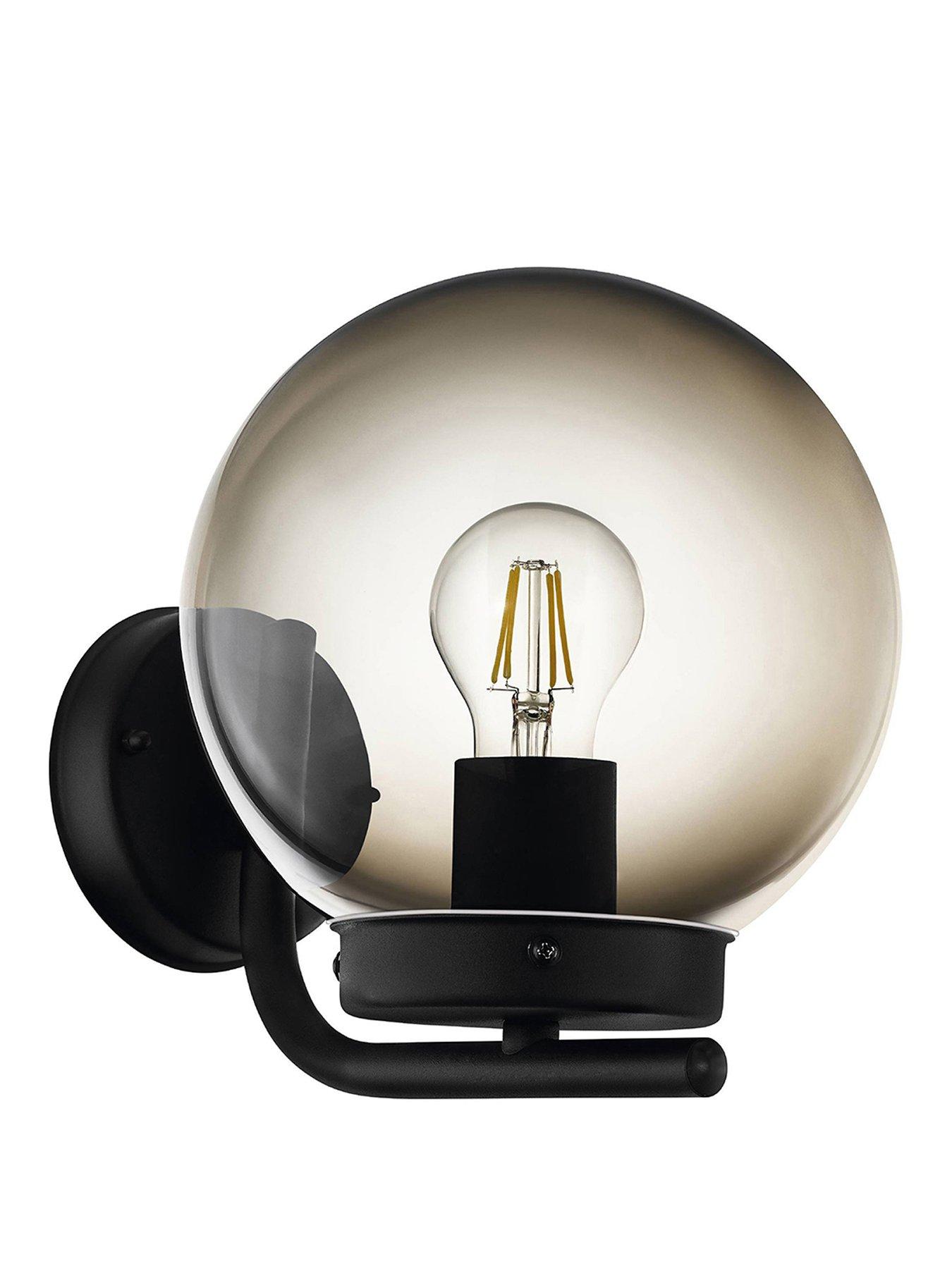 eglo-taverna-black-transparent-globe-outdoor-wall-lightstillFront