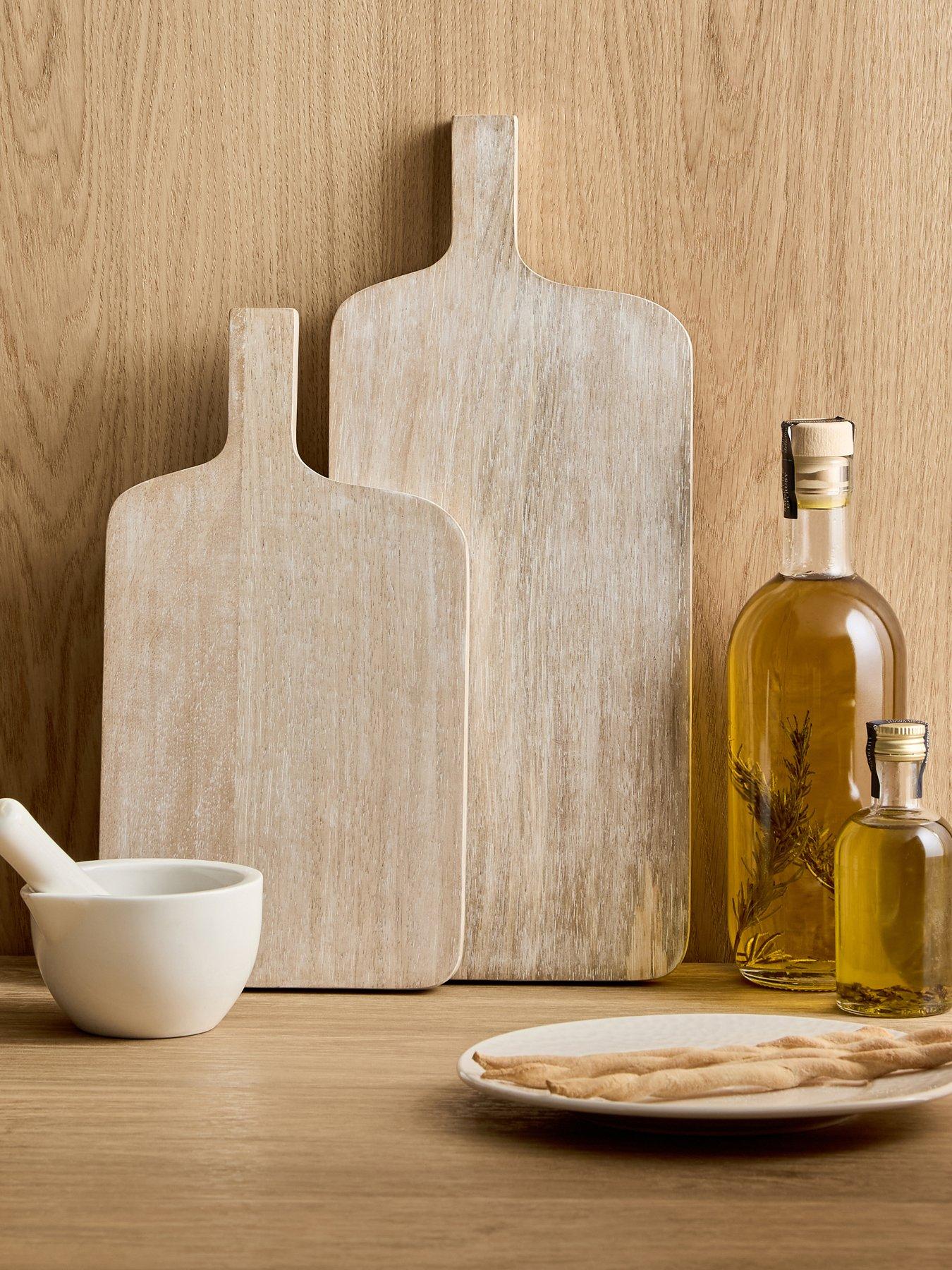 The Very Collection Set Of 2 Wooden Serving Boards in Natural
