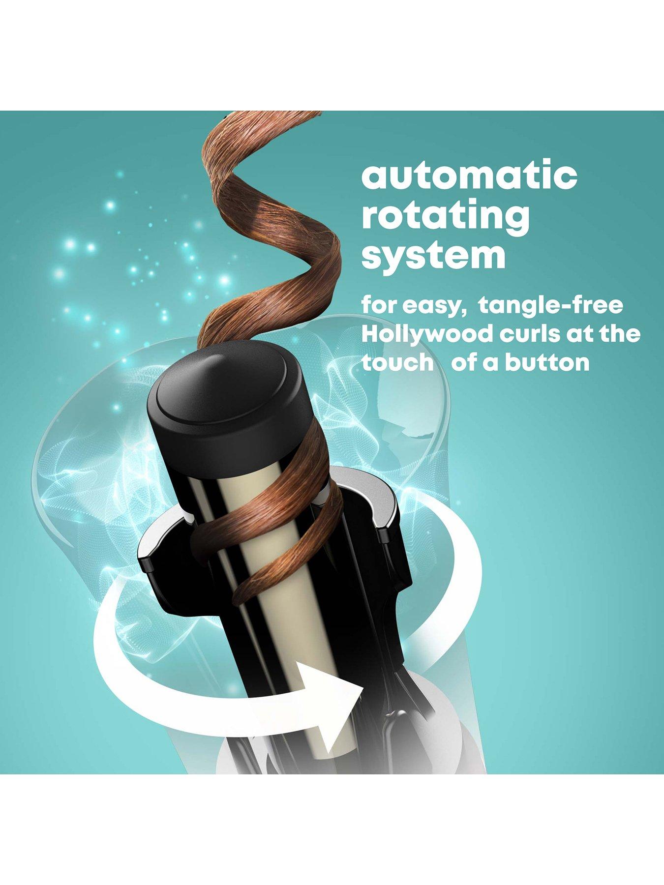 Image 2 of 7 of Revamp Hollywood Curl Auto-Rotate Ceramic Curler - White