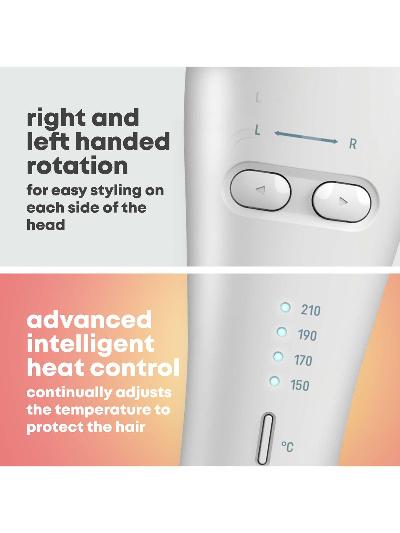 Image 3 of 7 of Revamp Hollywood Curl Auto-Rotate Ceramic Curler - White