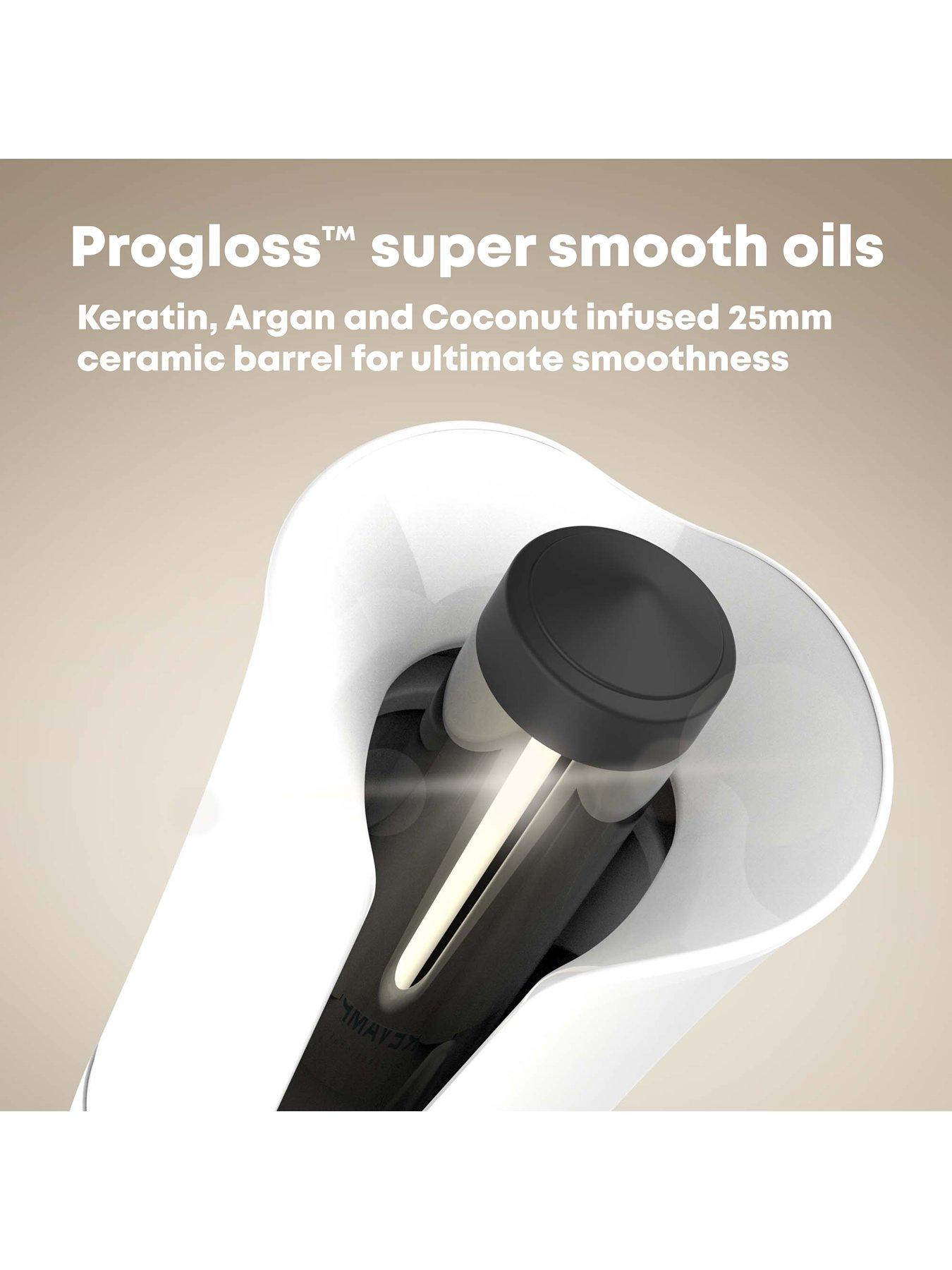 Image 5 of 7 of Revamp Hollywood Curl Auto-Rotate Ceramic Curler - White