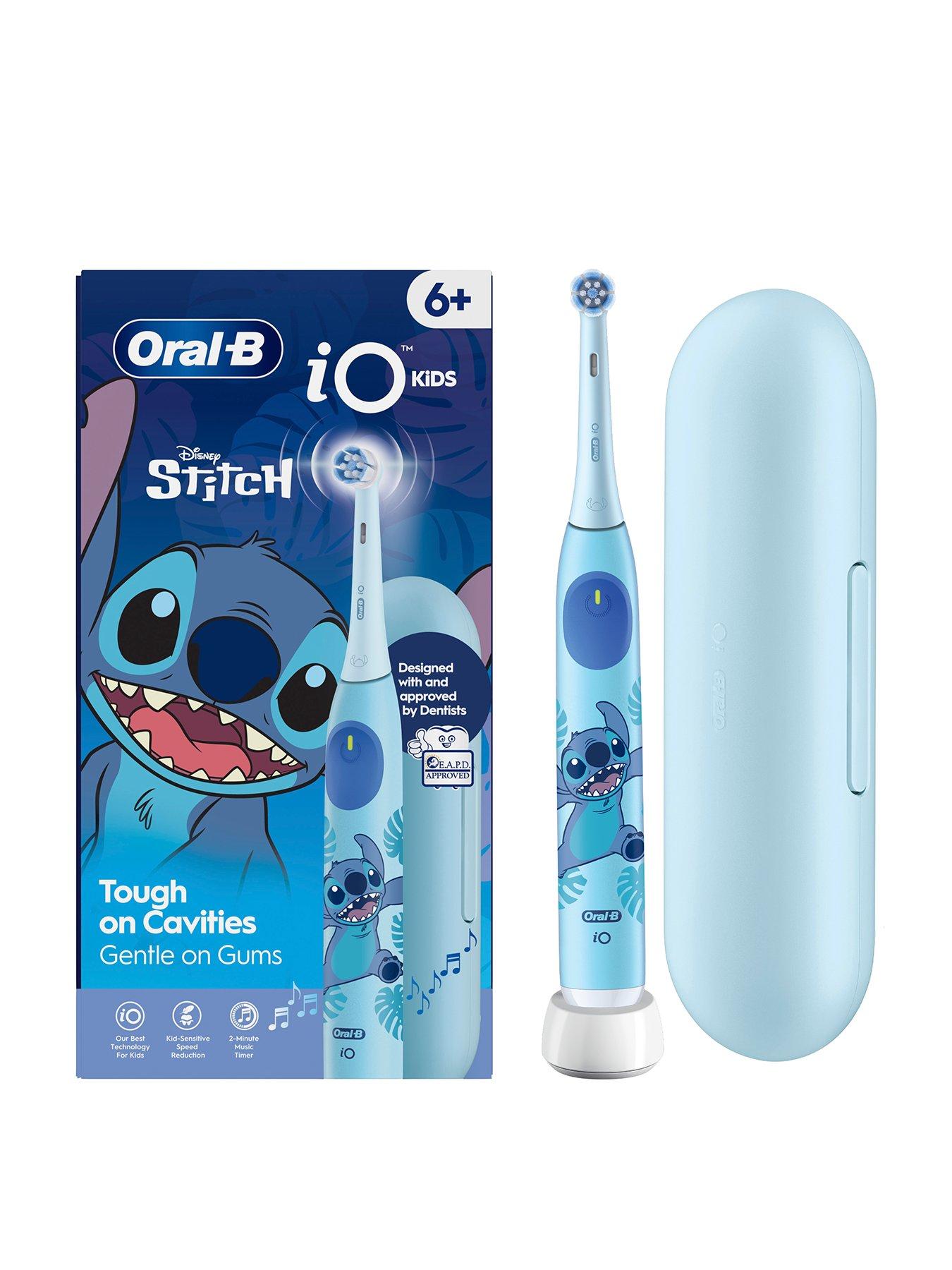 Oral-B Oral-B iO Kids Disney Stitch Electric Toothbrush, 1 Toothbrush Head, 1 Travel Case