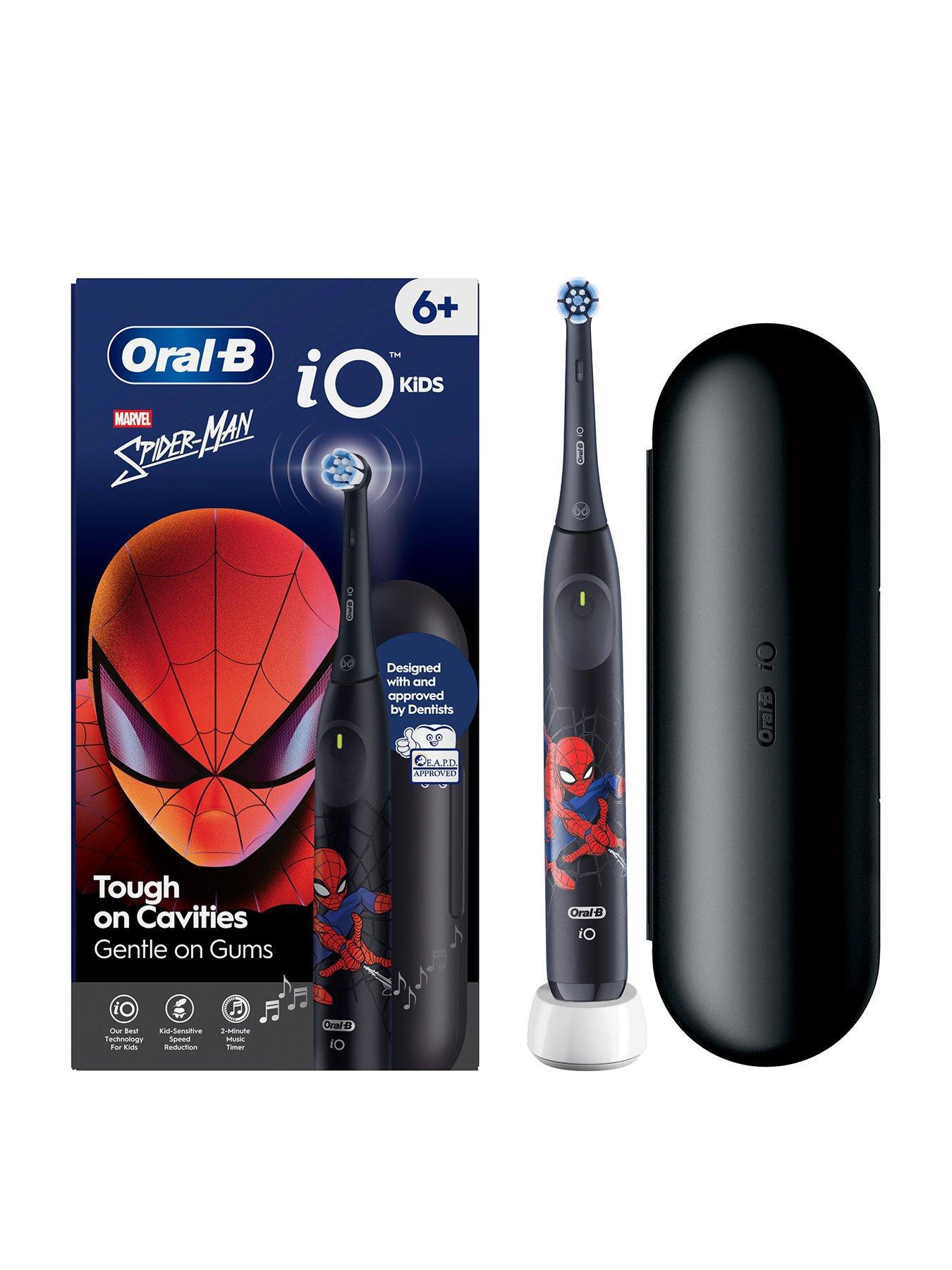 Oral-B Oral-B iO Kids Marvel Spiderman Electric Toothbrush, 1 Toothbrush Head, 1 Travel Case