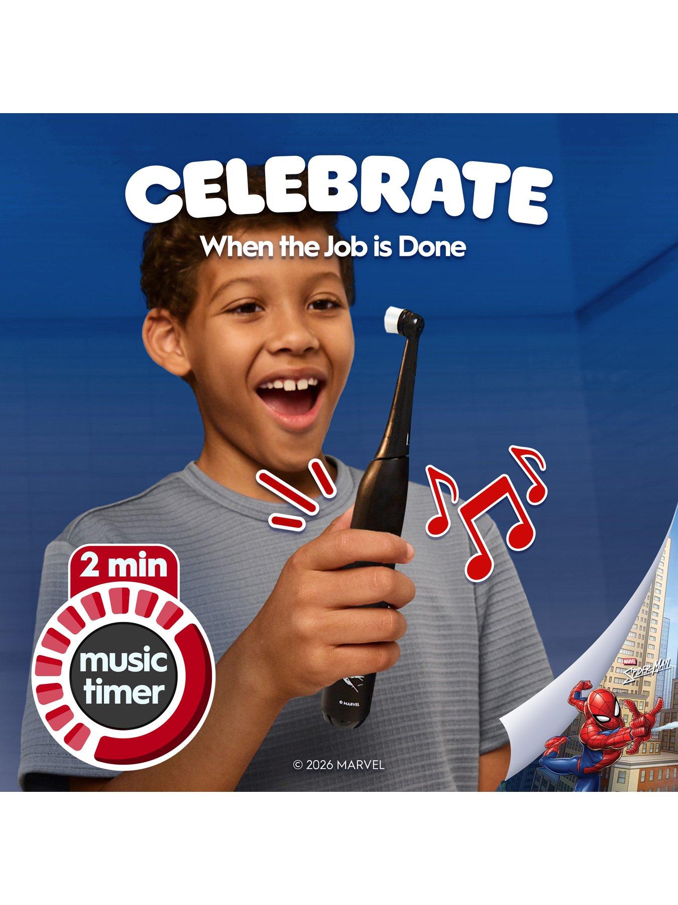 Image 5 of 7 of Oral-B Oral-B iO Kids Marvel Spiderman Electric Toothbrush, 1 Toothbrush Head, 1 Travel Case