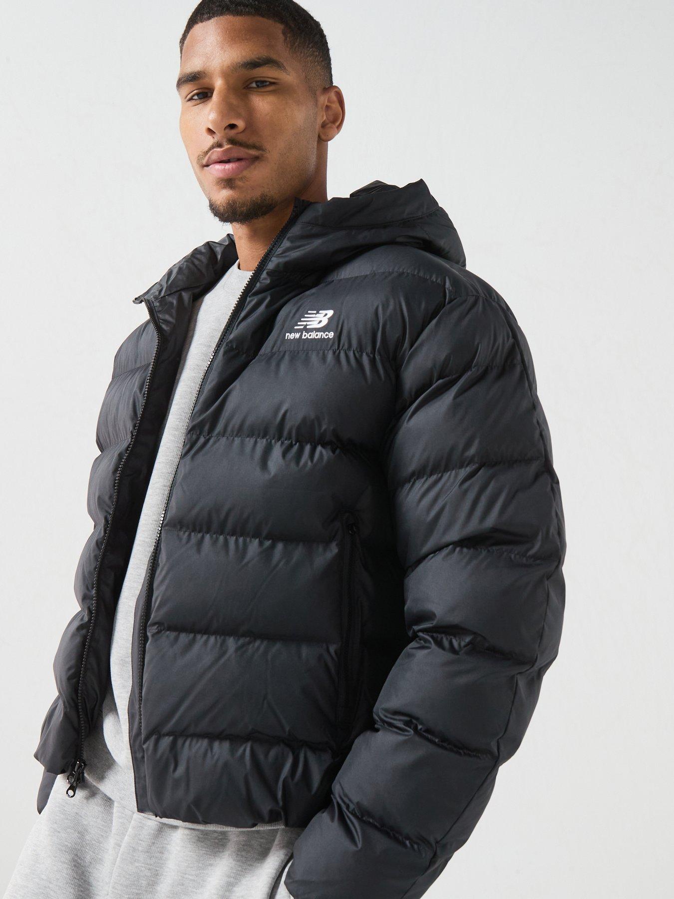 Image 1 of 6 of New Balance Men's Boston Puffer Jacket - Black