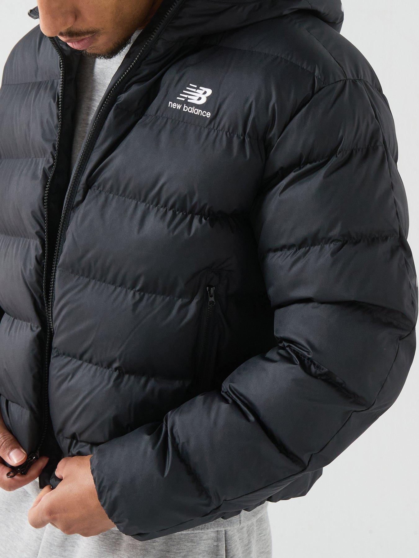 Image 4 of 6 of New Balance Men's Boston Puffer Jacket - Black