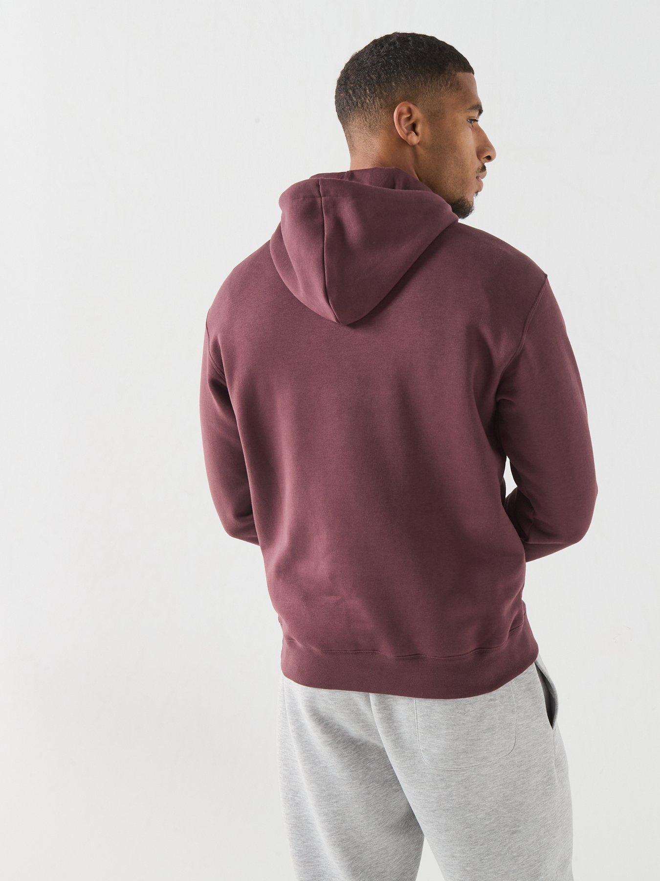 Image 2 of 6 of New Balance Mens Sport Essentials Fleece Hoodie - Burgundy