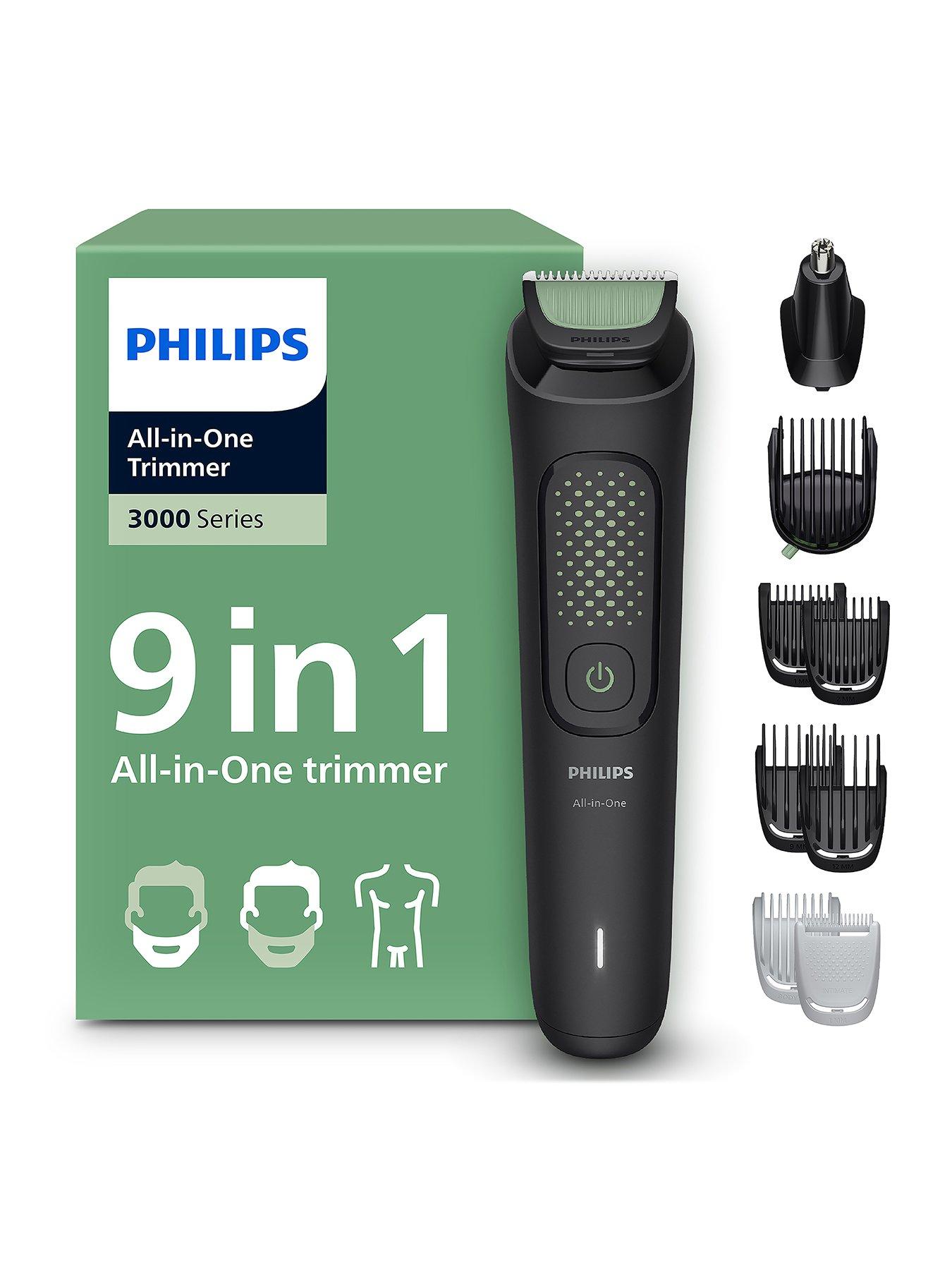 Image 1 of 8 of Philips Multigroom 3000 Series All-in-One 9-Piece Trimmer - Shaver and Clipper for Beard, Hair &amp; Nose, 10 Length Settings, MG3945/15