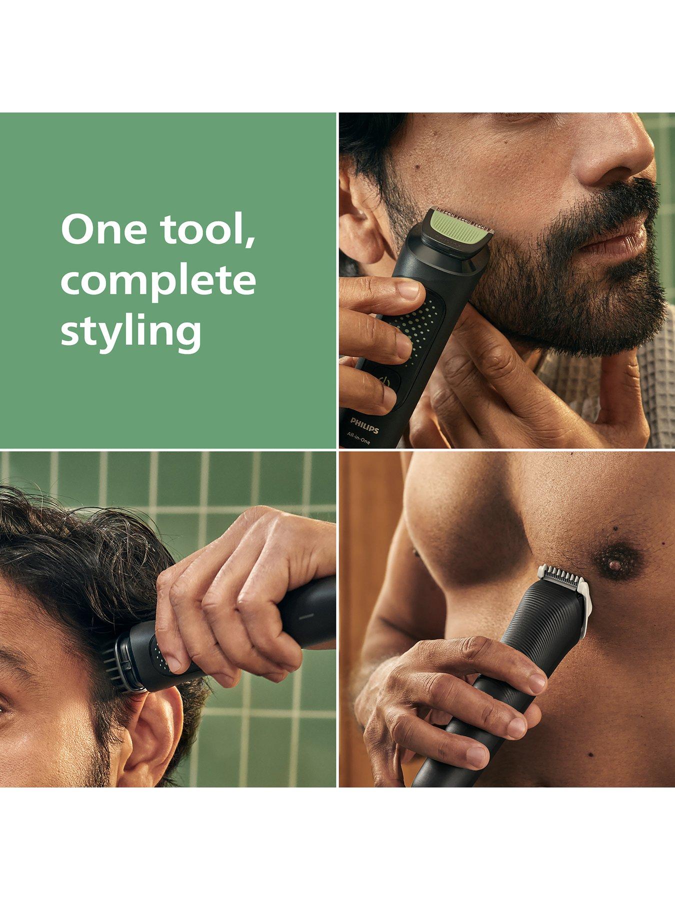Image 2 of 8 of Philips Multigroom 3000 Series All-in-One 9-Piece Trimmer - Shaver and Clipper for Beard, Hair &amp; Nose, 10 Length Settings, MG3945/15