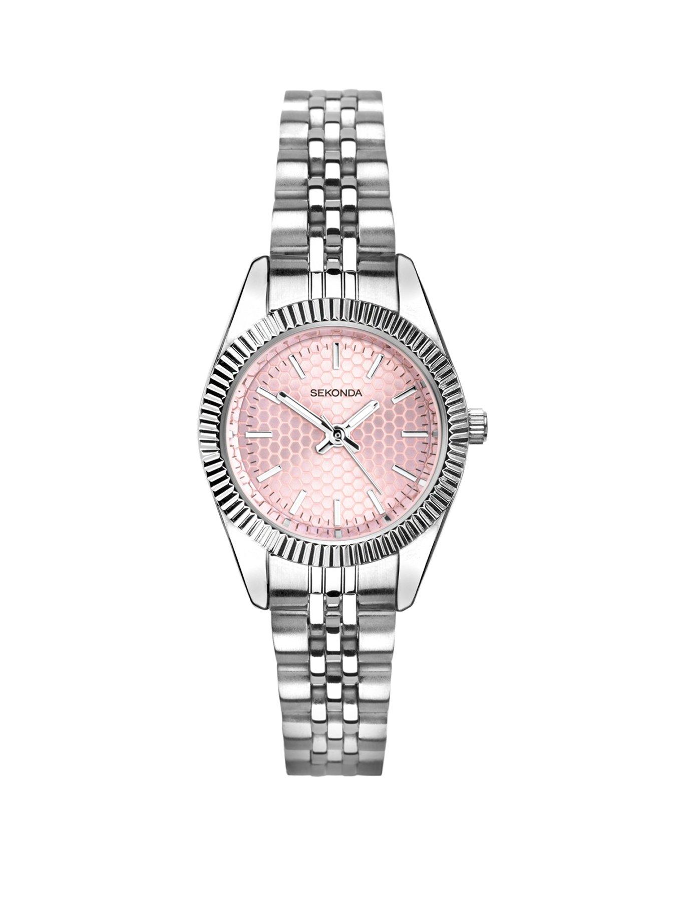 sekonda-womens-francis-silver-stainless-steel-strap-with-pink-dial-analogue-watch