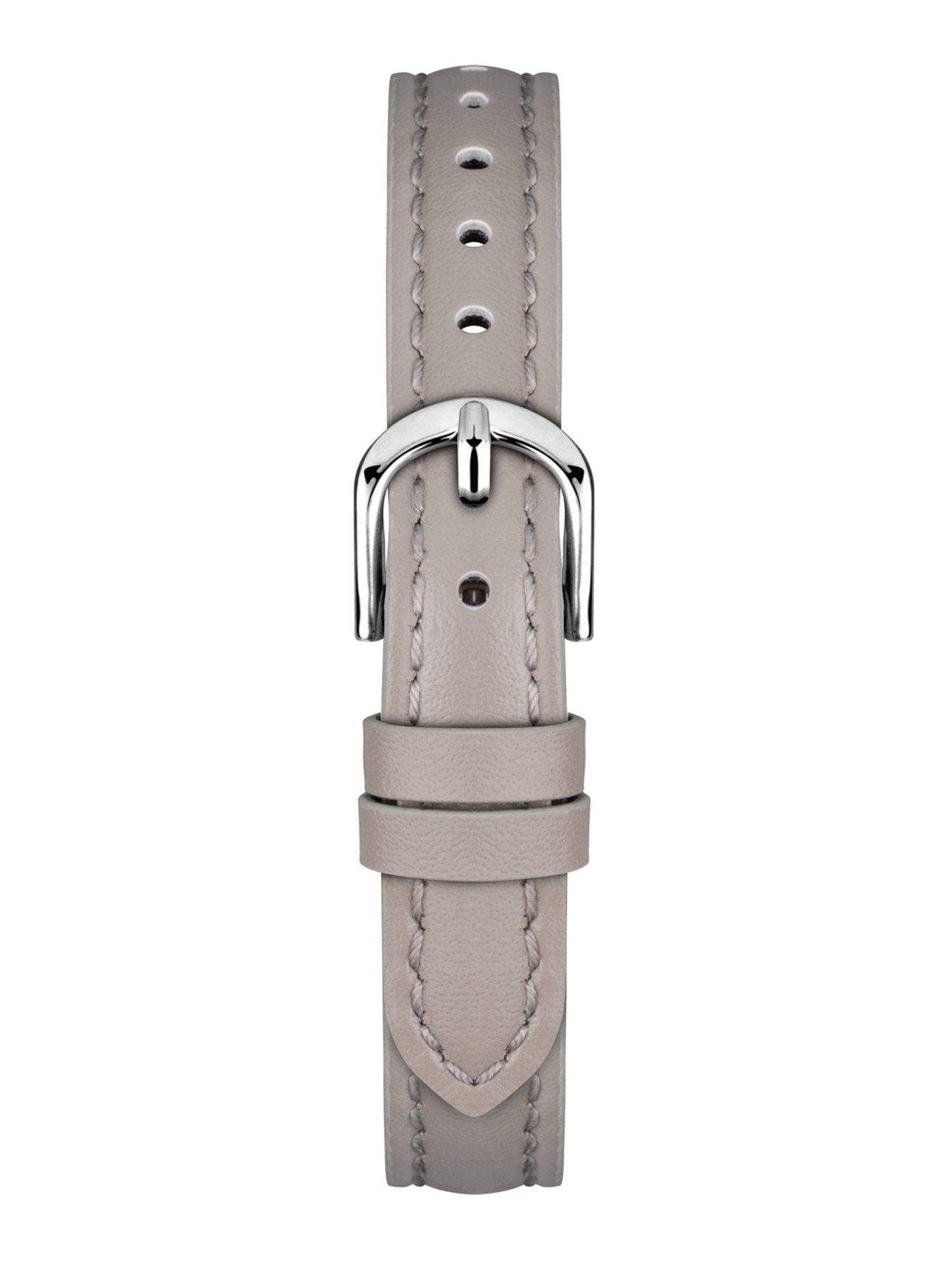 Image 6 of 6 of Sekonda Sekonda Womens Evans Grey Leather Strap with White Dial Analogue Watch