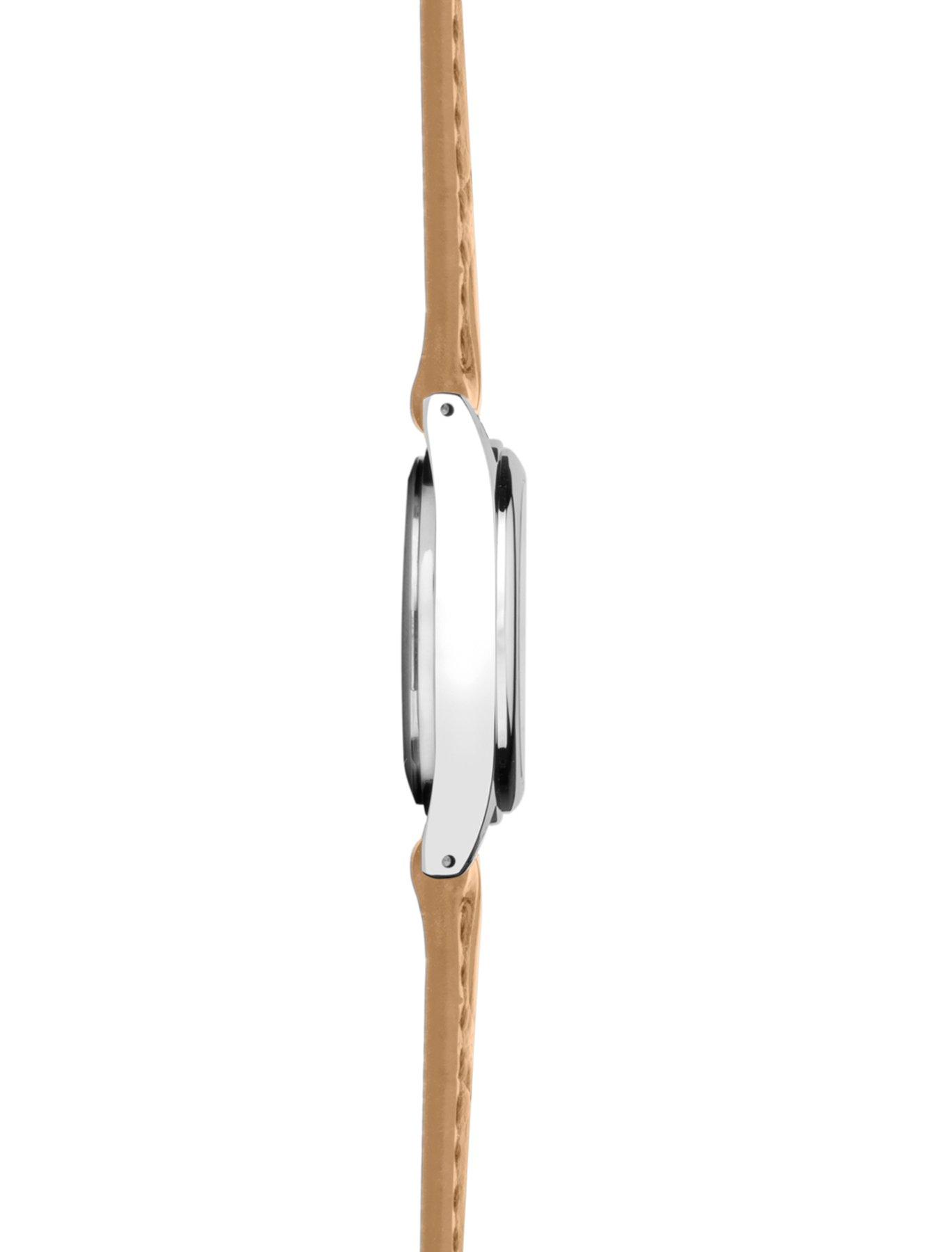 Image 5 of 6 of Sekonda Sekonda Womens Evans Tan Leather Strap with White Dial Analogue Watch