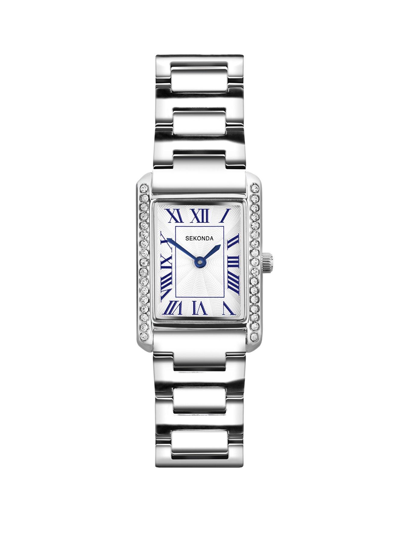 Sekonda Sekonda Womens Colette Silver Alloy Strap with White Dial Analogue Watch