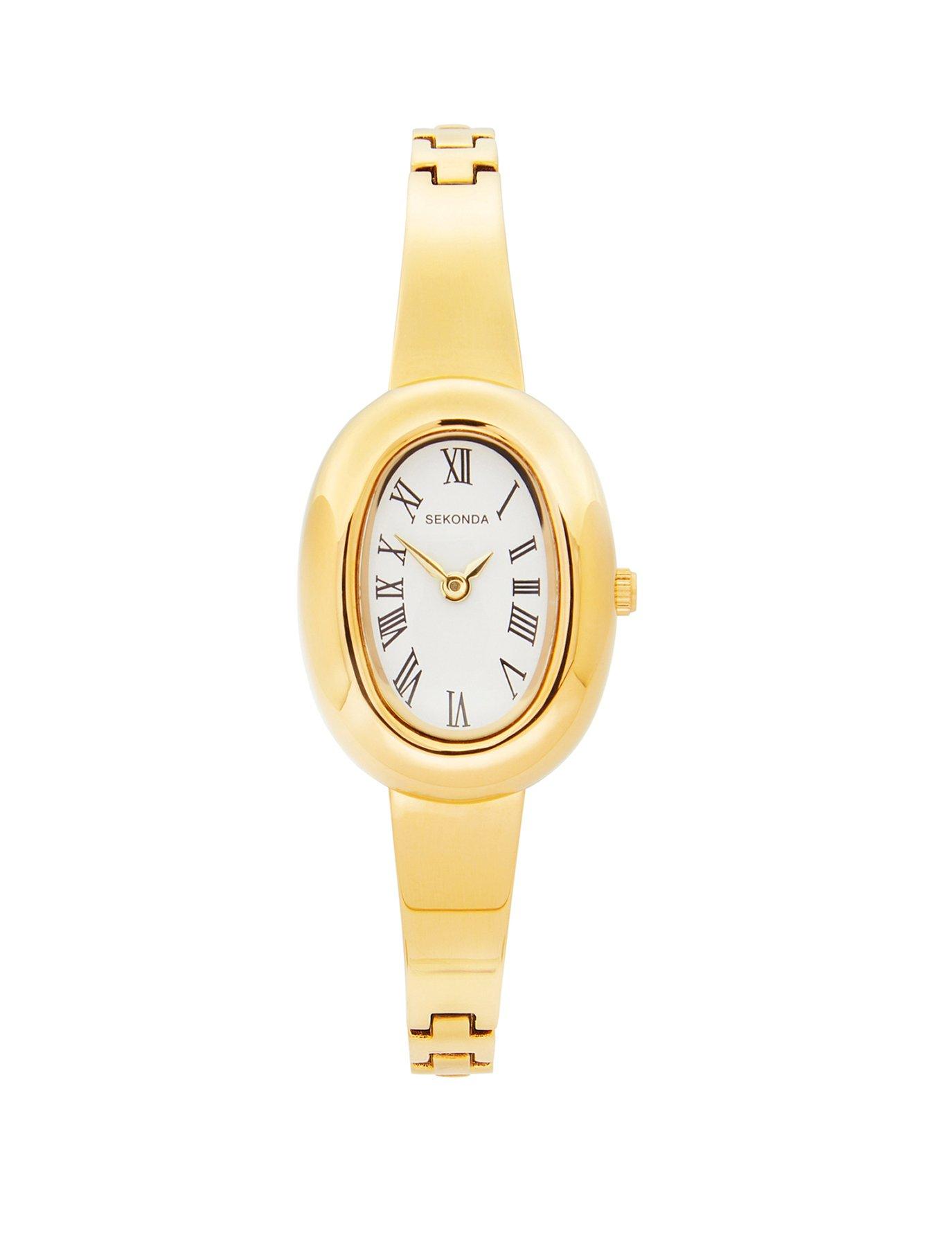 Sekonda Sekonda Womens Bellamy Gold Alloy Strap with White Dial Analogue Watch