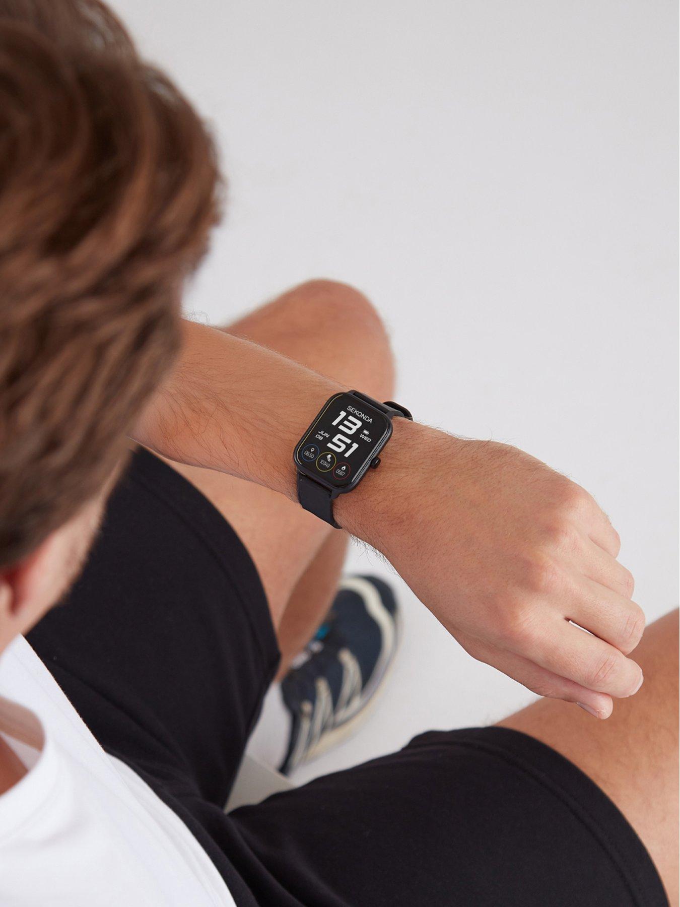 Image 7 of 7 of Sekonda Sekonda Unisex Motion Go Black Silicone Strap with LCD Dial Smartwatch