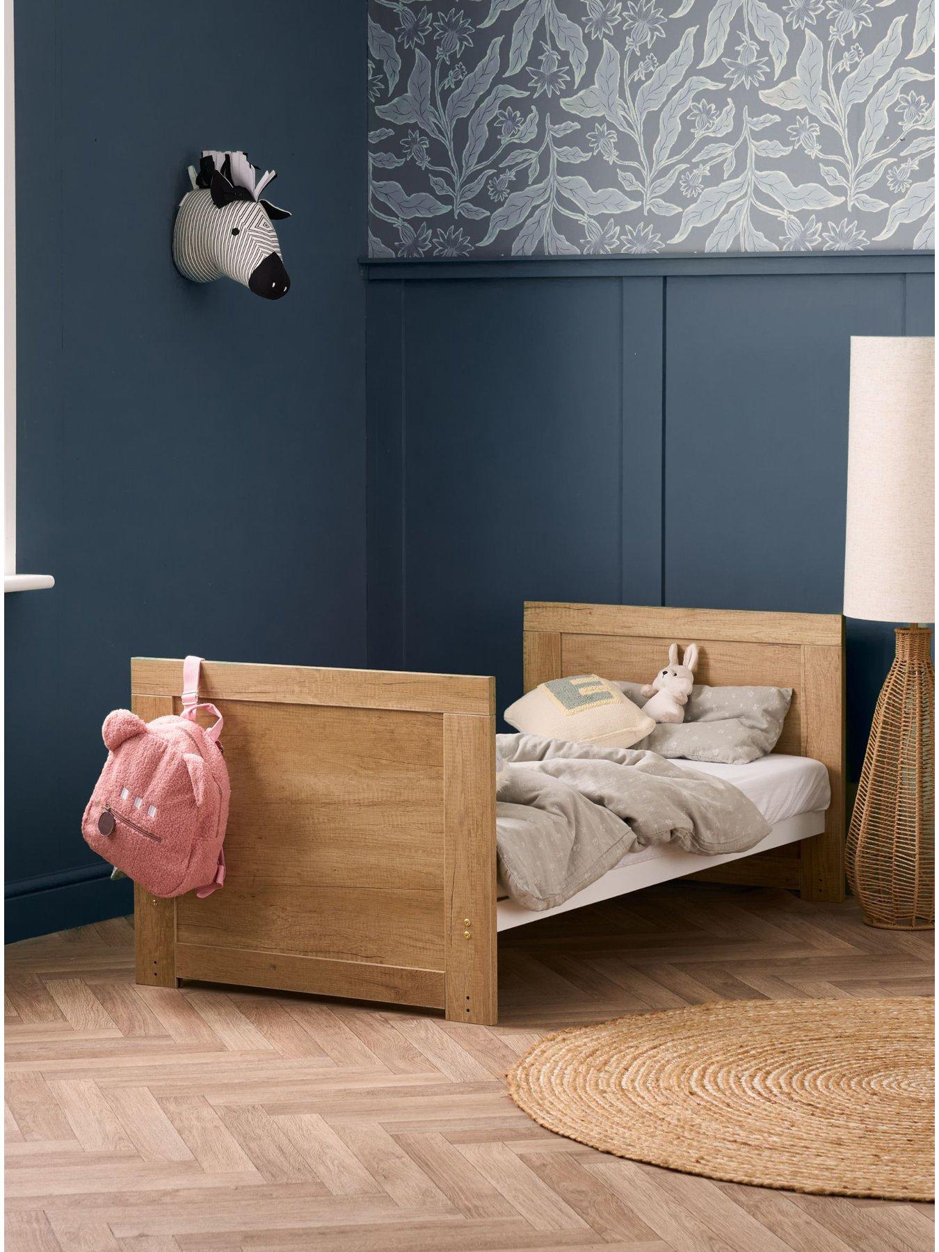 Image 4 of 7 of Obaby Nika 3-piece Nursery Furniture&nbsp;Room Set - Oak &amp; White
