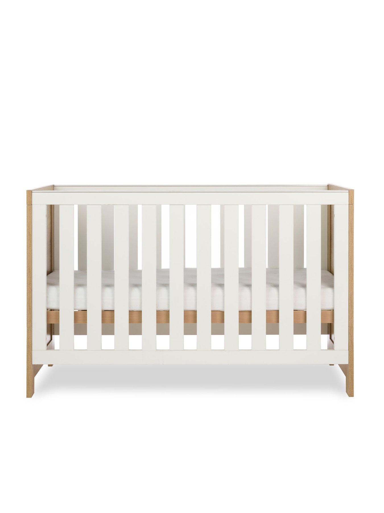 Image 4 of 7 of Obaby Nika Cot Bed - Oak & White