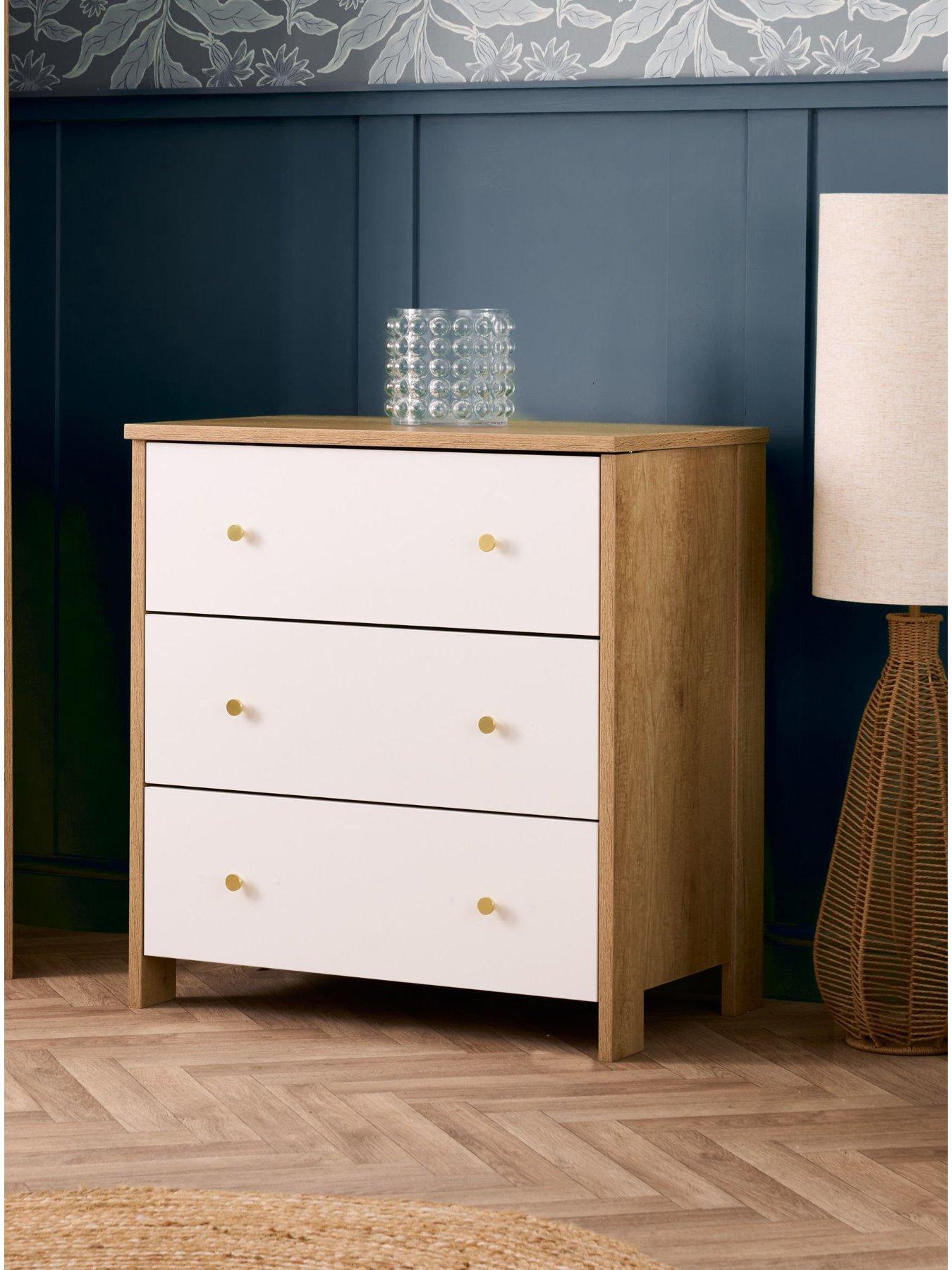 Image 3 of 7 of Obaby Nika Changing Unit - Oak & White