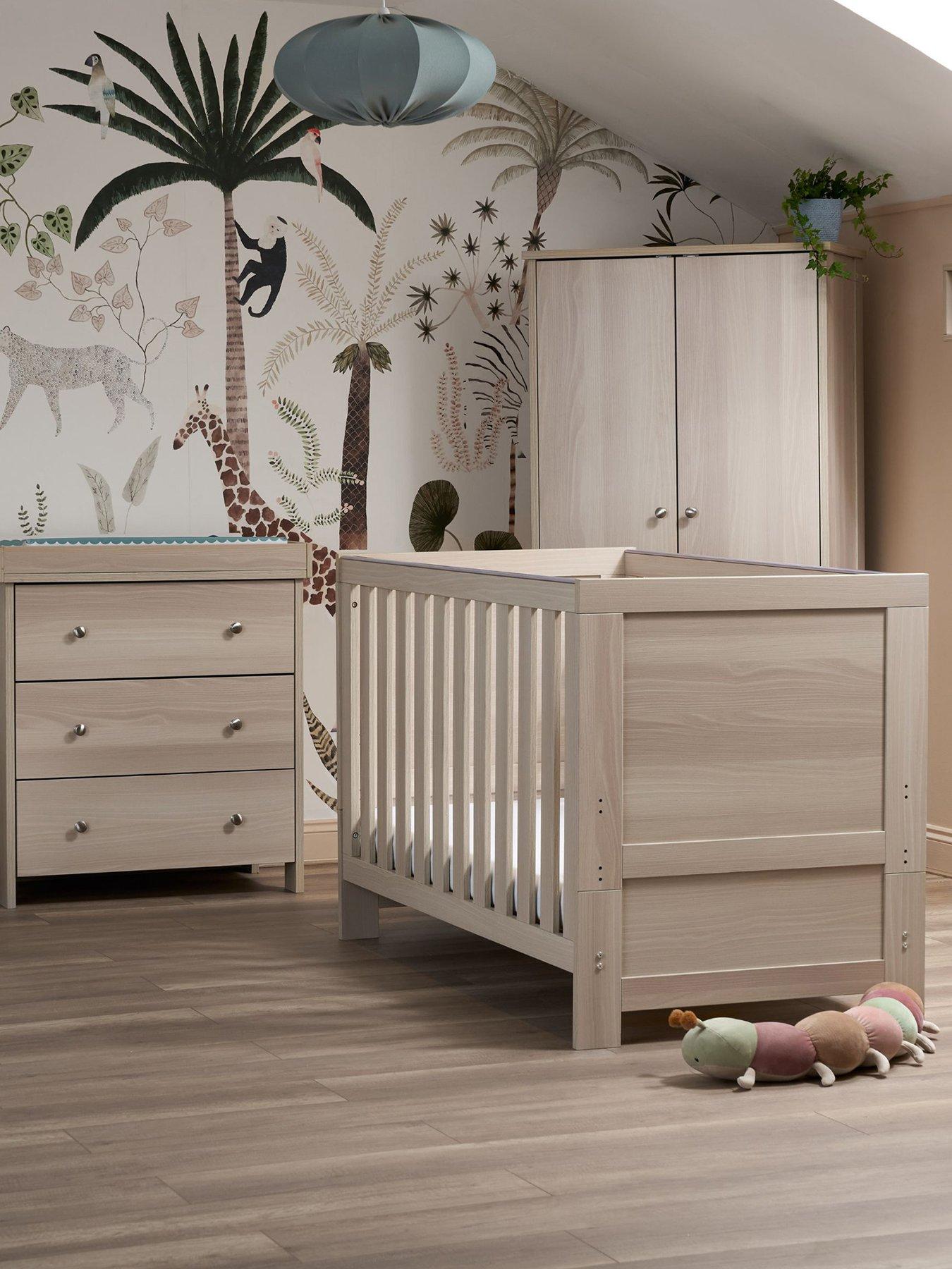 Obaby Nika 3-piece Nursery Furniture Room Set - Aspen