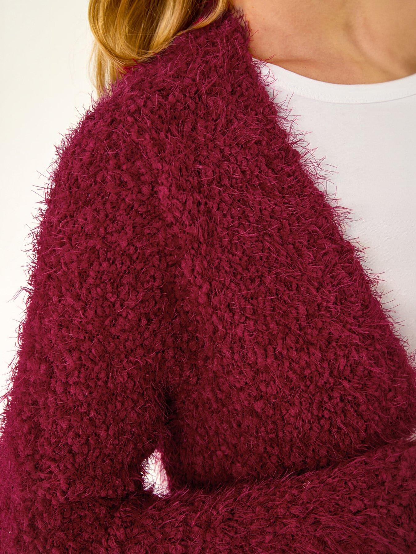 Image 5 of 5 of Roman Textured Longline Knit Cardigan