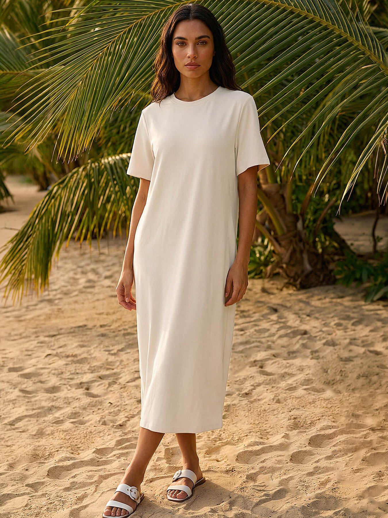 Image 1 of 5 of Roman Jersey Stretch Midi Dress