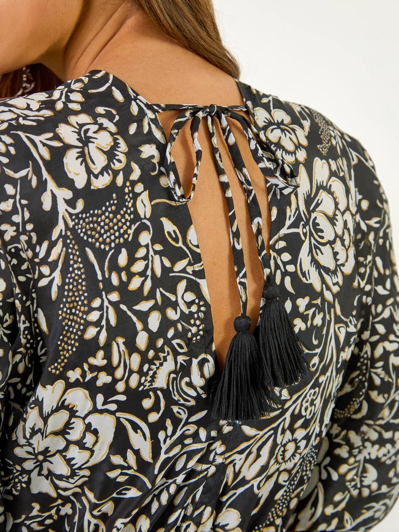 roman-boho-floral-print-v-neck-maxi-dressstillFront