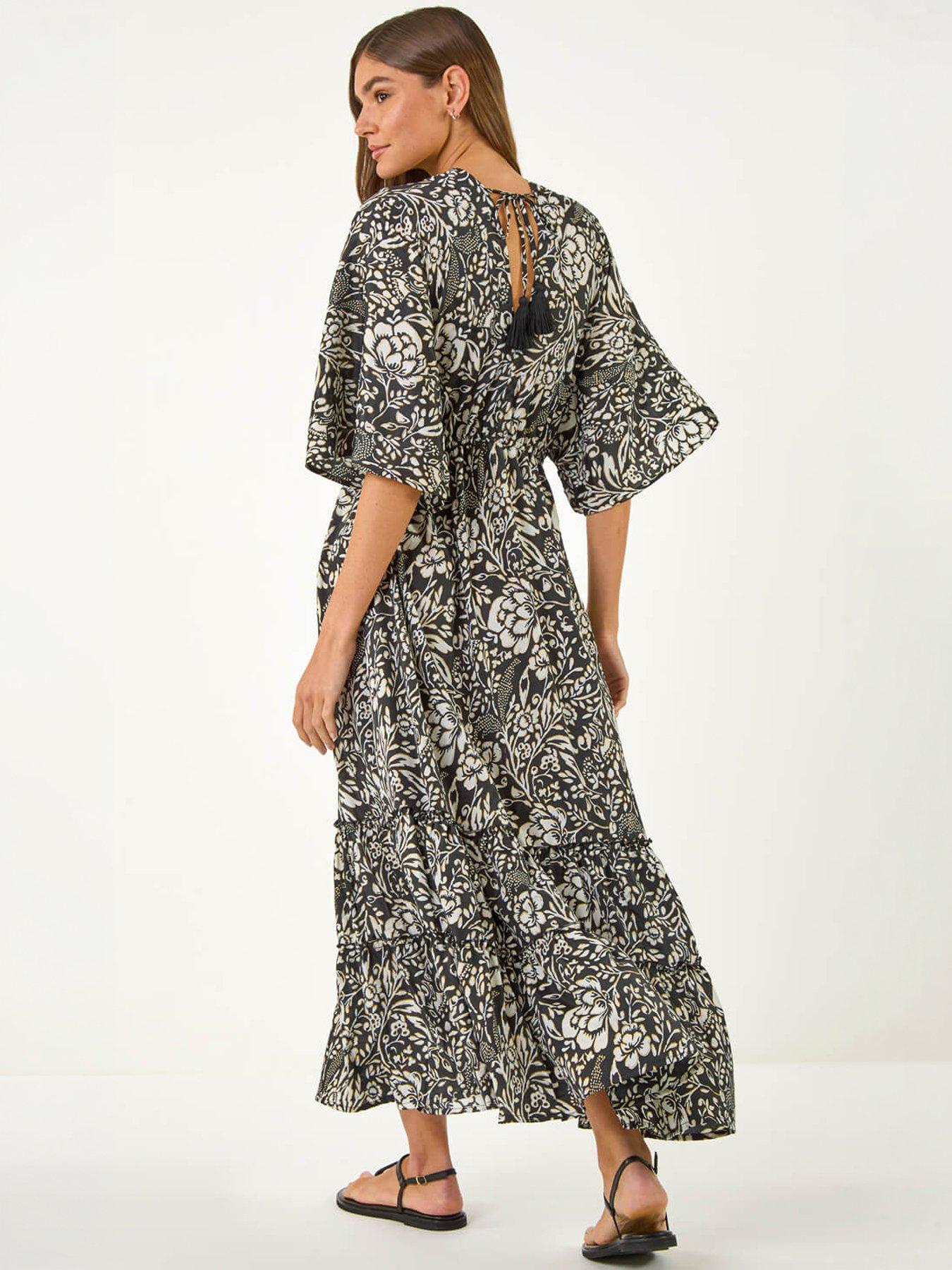 roman-boho-floral-print-v-neck-maxi-dressoutfit