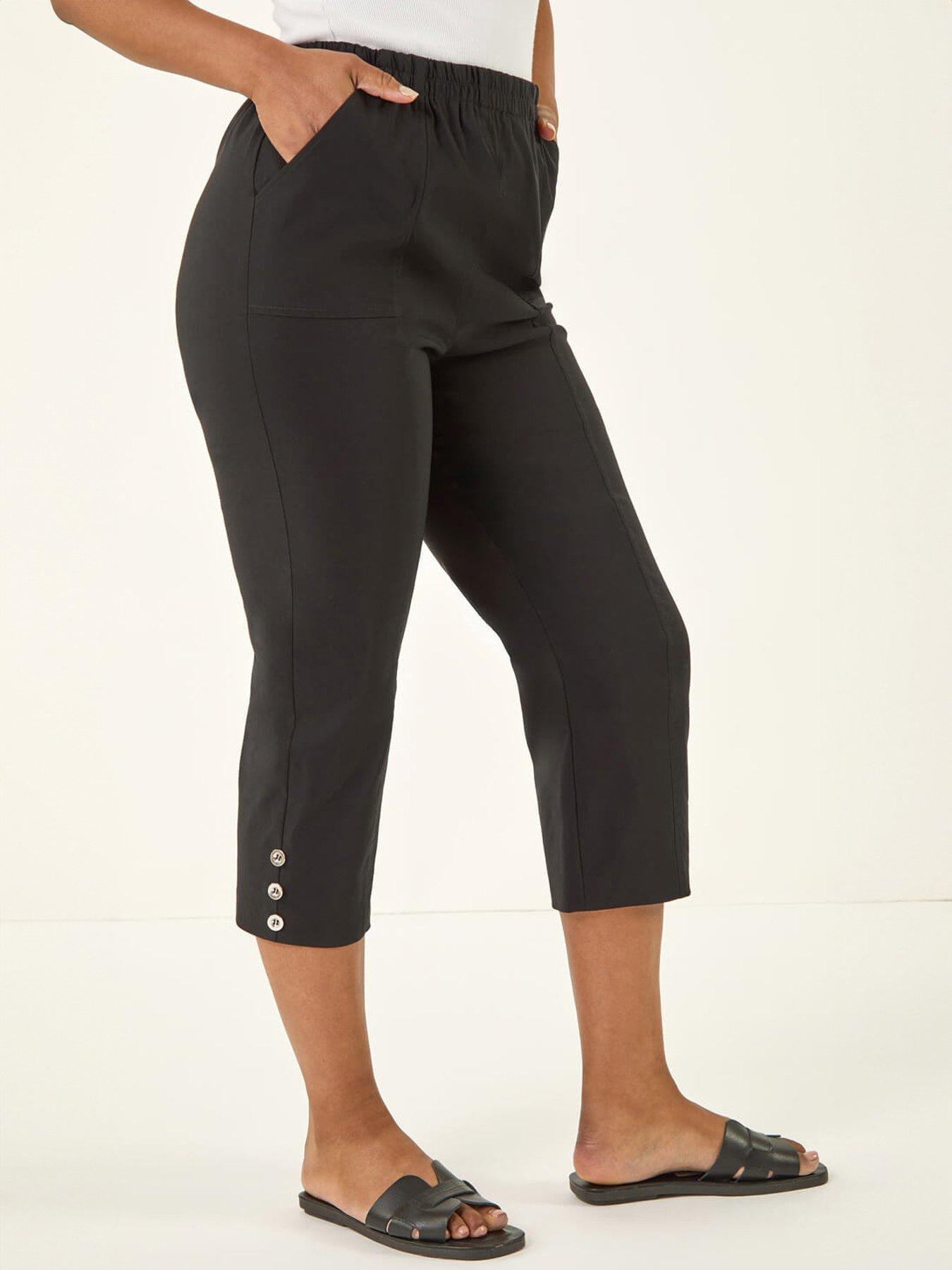 Image 1 of 5 of Roman Petite Bengaline Cropped Trouser