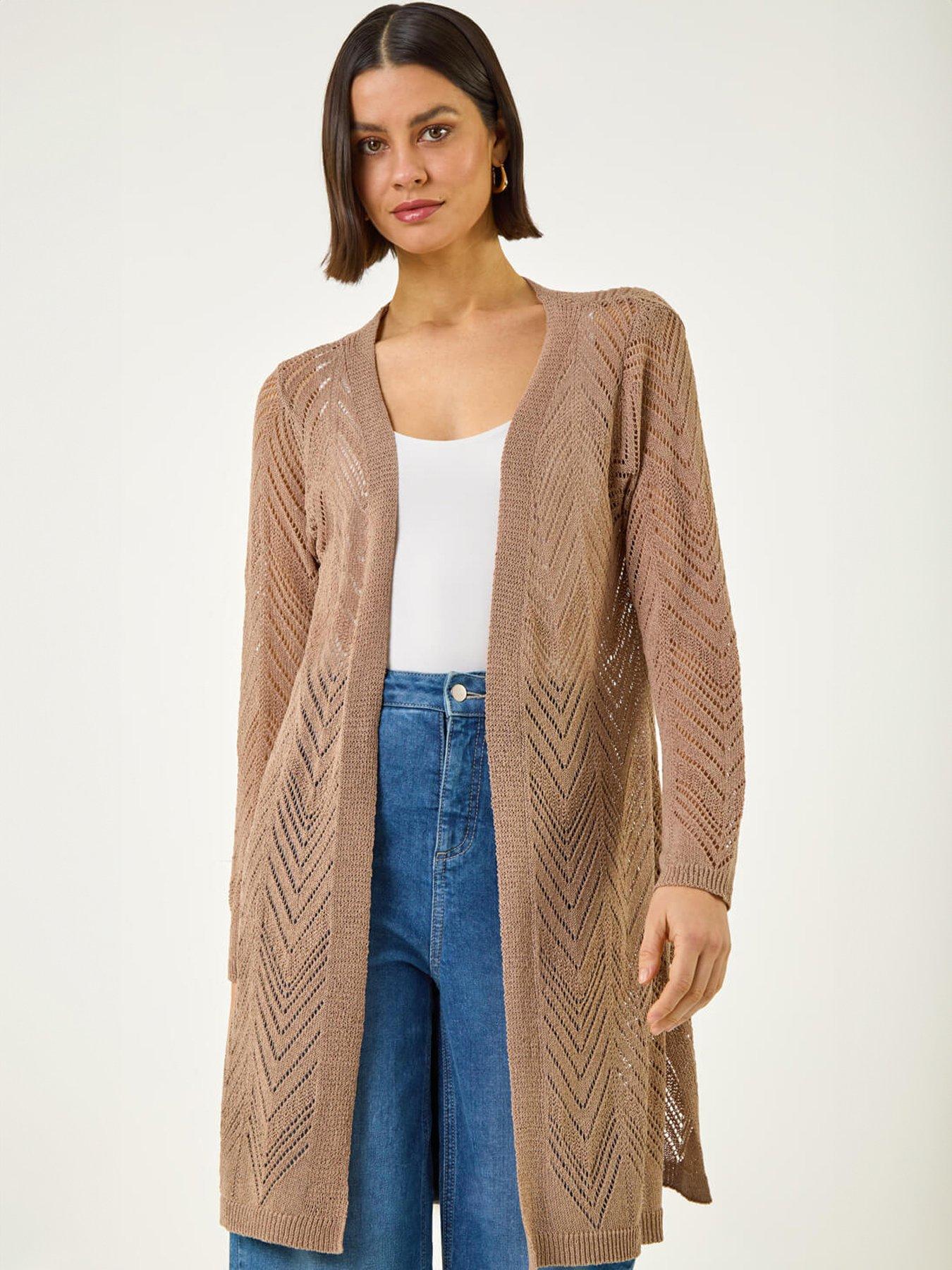Image 3 of 5 of Roman Knitted Longline Cardigan