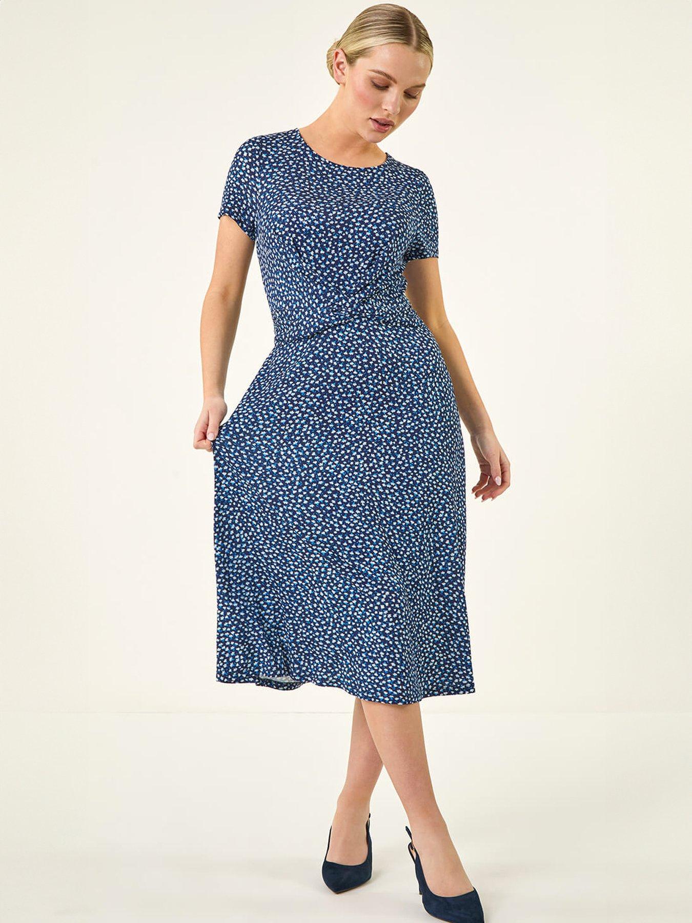 roman-petite-twist-front-stretch-dressfront