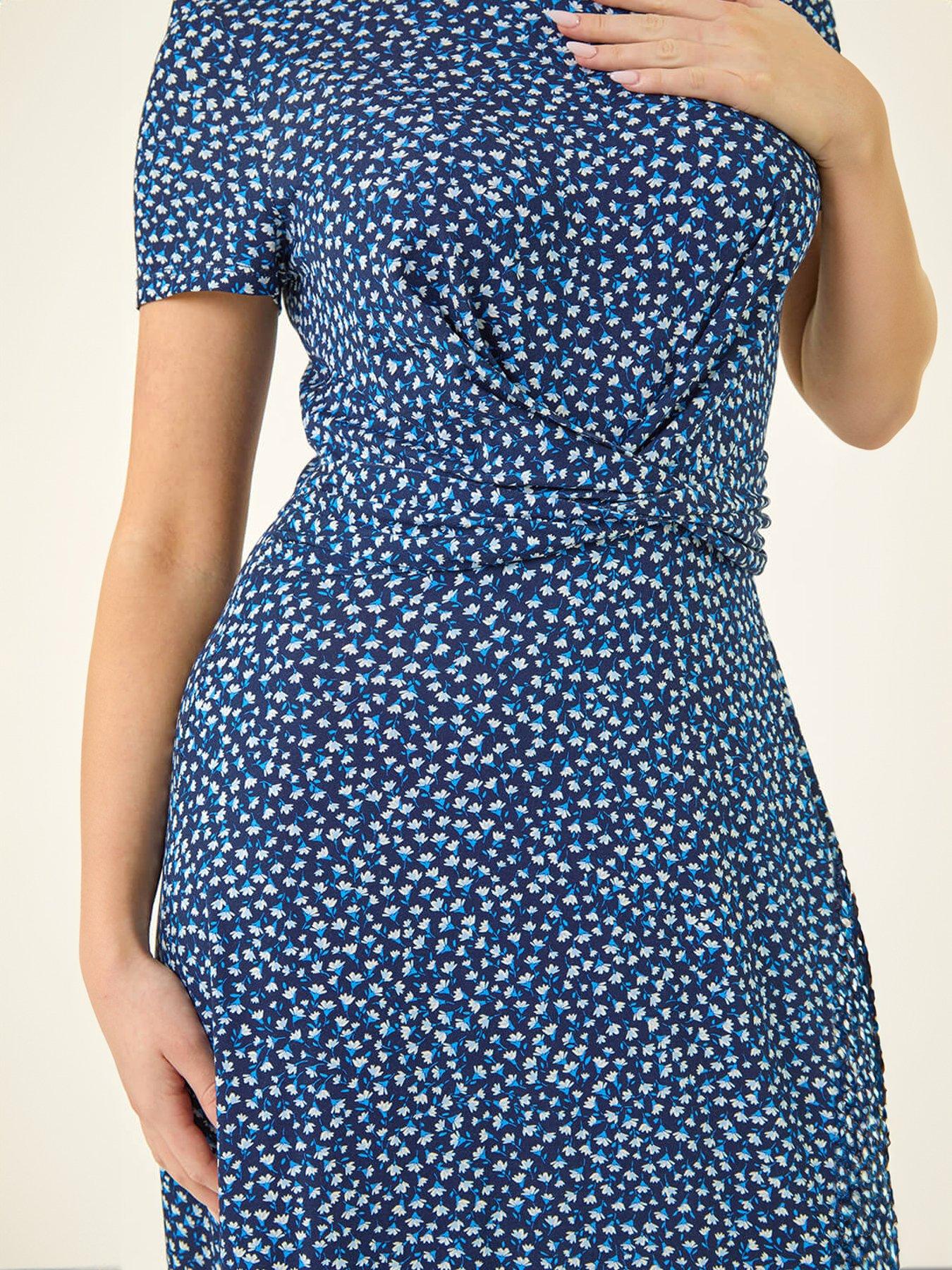 roman-petite-twist-front-stretch-dressdetail