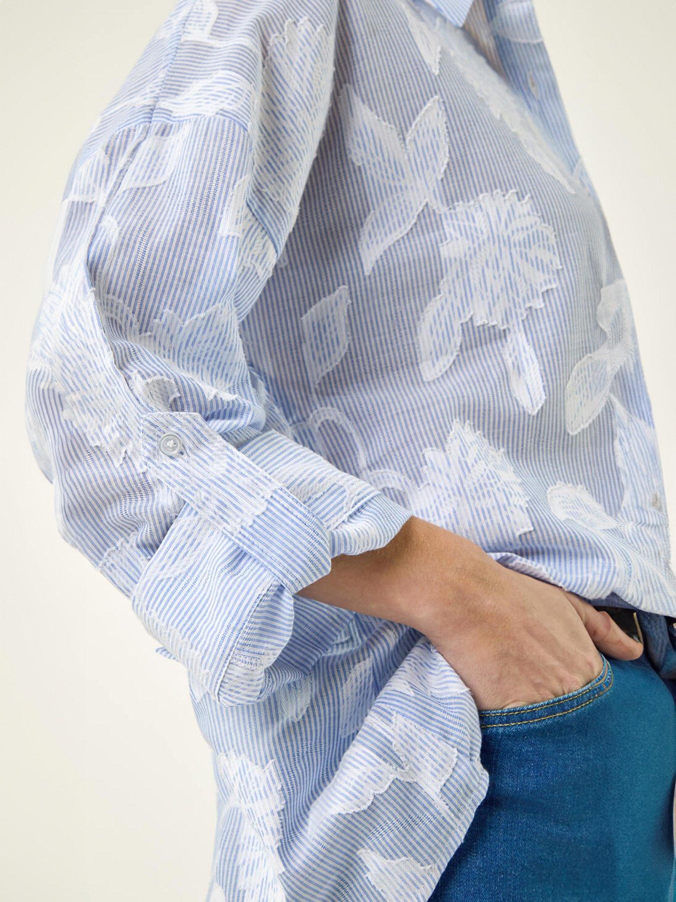roman-floral-jacquard-buttoned-shirtoutfit
