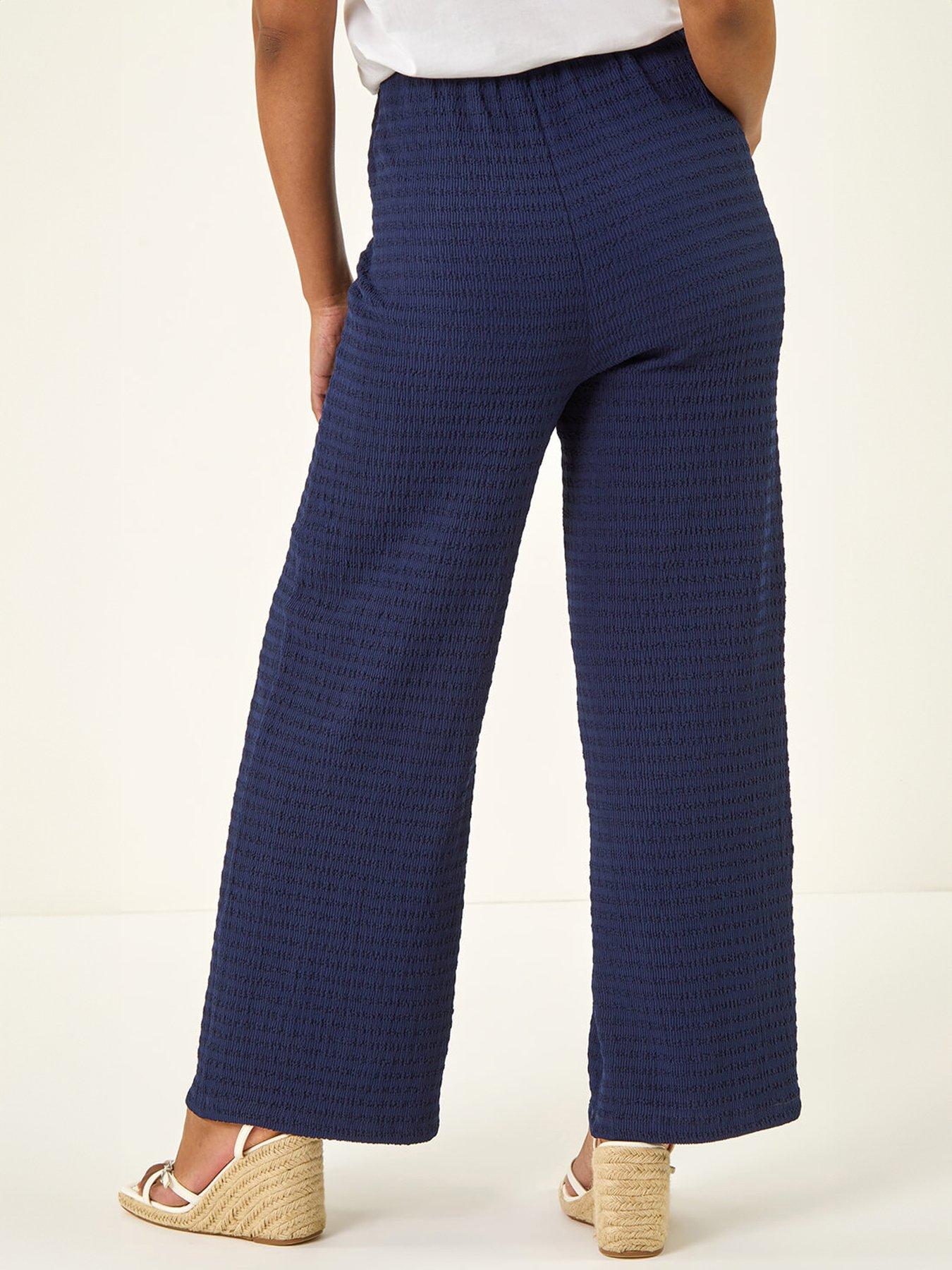 Image 2 of 5 of Roman Petite Textured Stretch Trouser