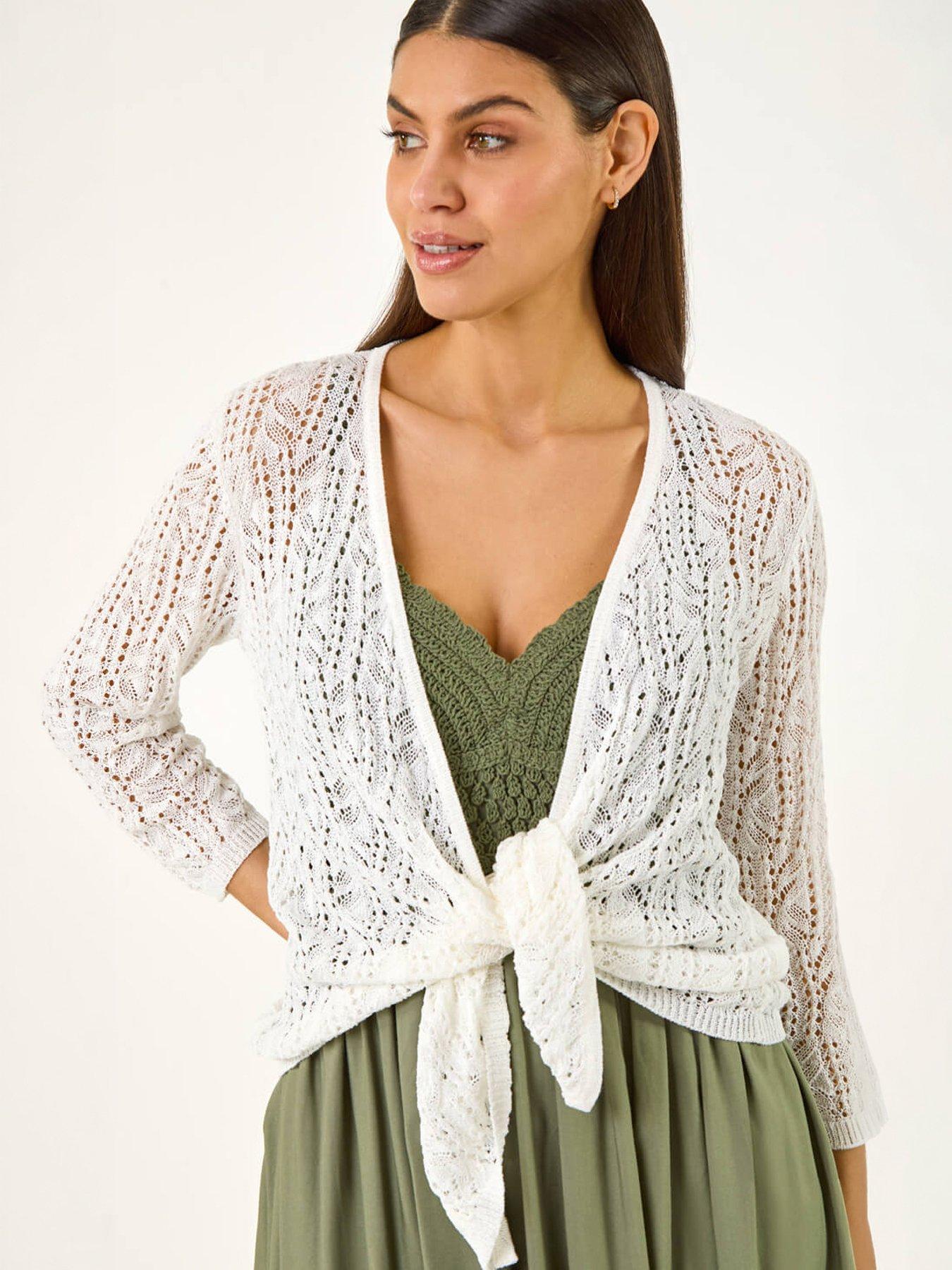 Image 1 of 5 of Roman Light Weight Stitch Shrug