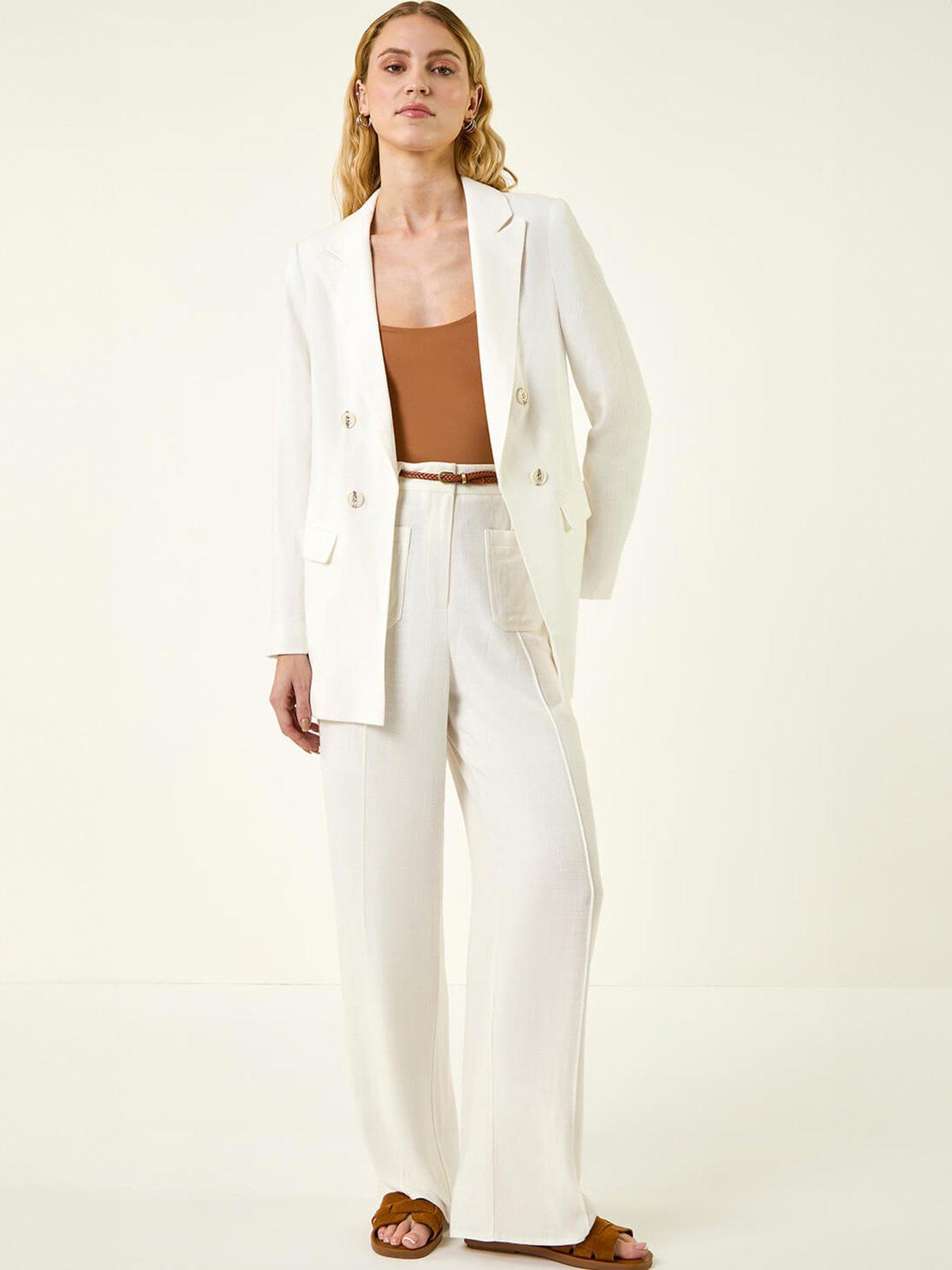 Image 3 of 5 of Roman Linen Mix Blazer