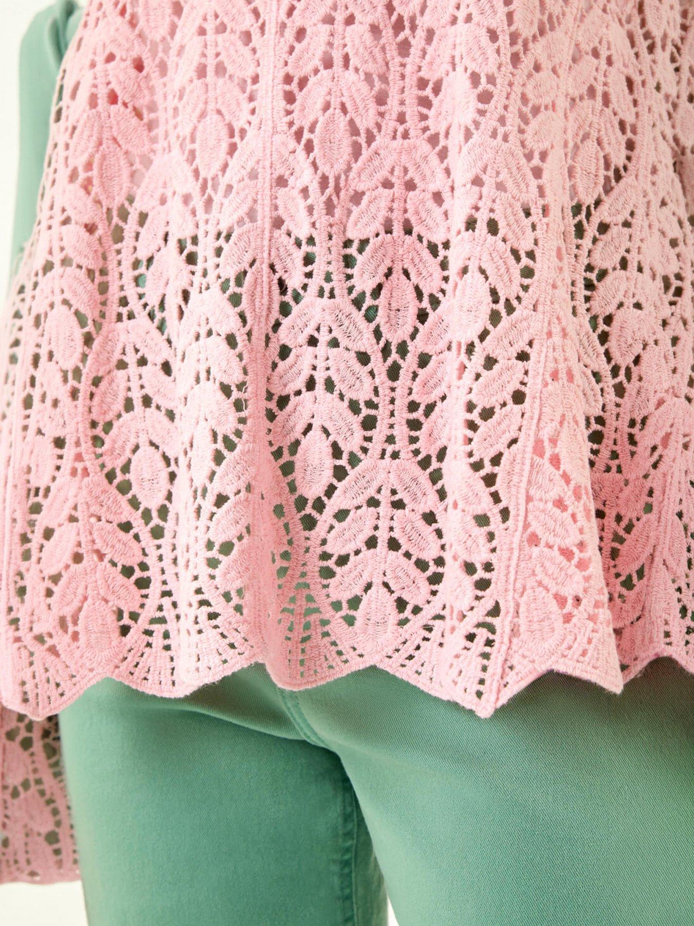 Image 5 of 5 of Roman Crochet Knit Vest Top