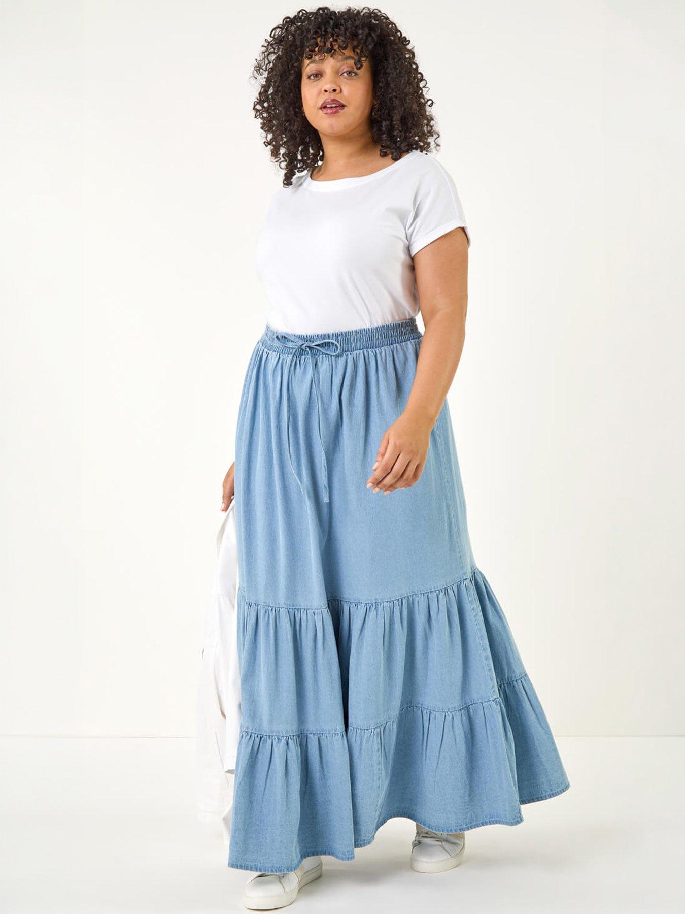 roman-curve-tiered-woven-maxi-skirtoutfit