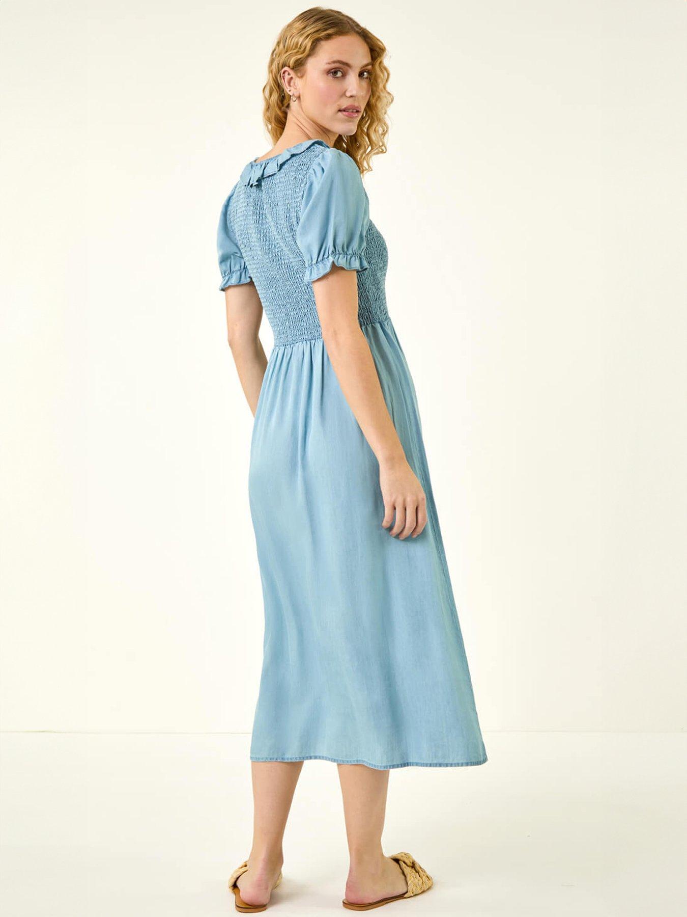 roman-shirred-frill-midi-dressstillFront