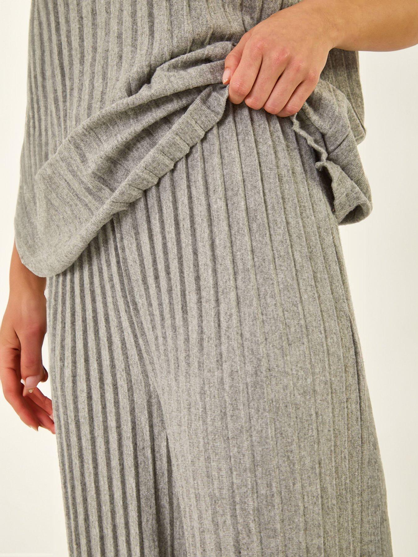 Image 5 of 5 of Roman Dusk Pleated Wide Leg Stretch Trouser