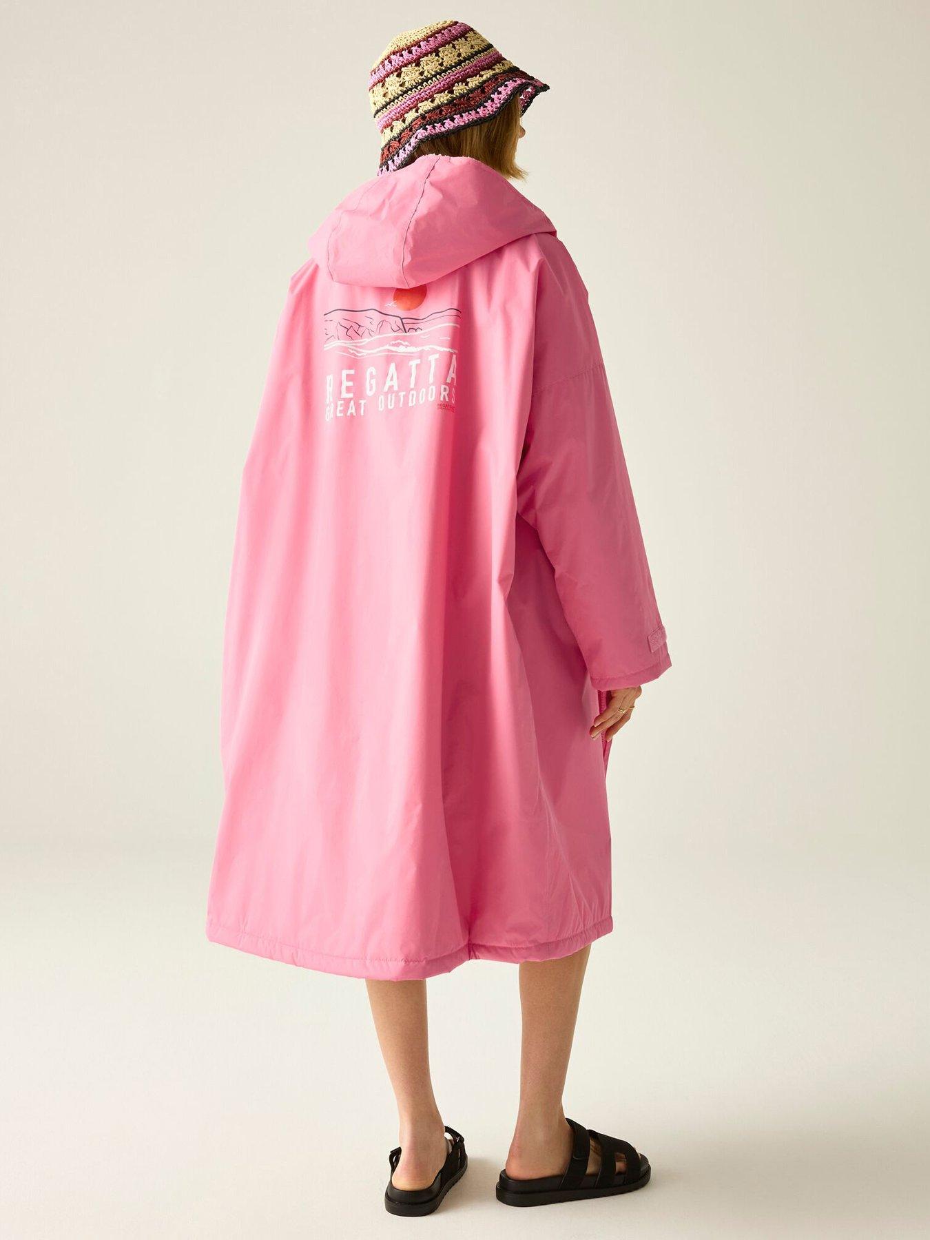 Image 2 of 7 of Regatta Adult Waterproof Robe - Lemonade Pink