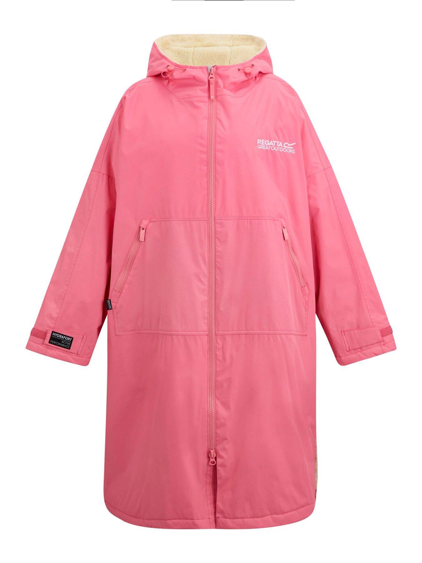 Image 7 of 7 of Regatta Adult Waterproof Robe - Lemonade Pink