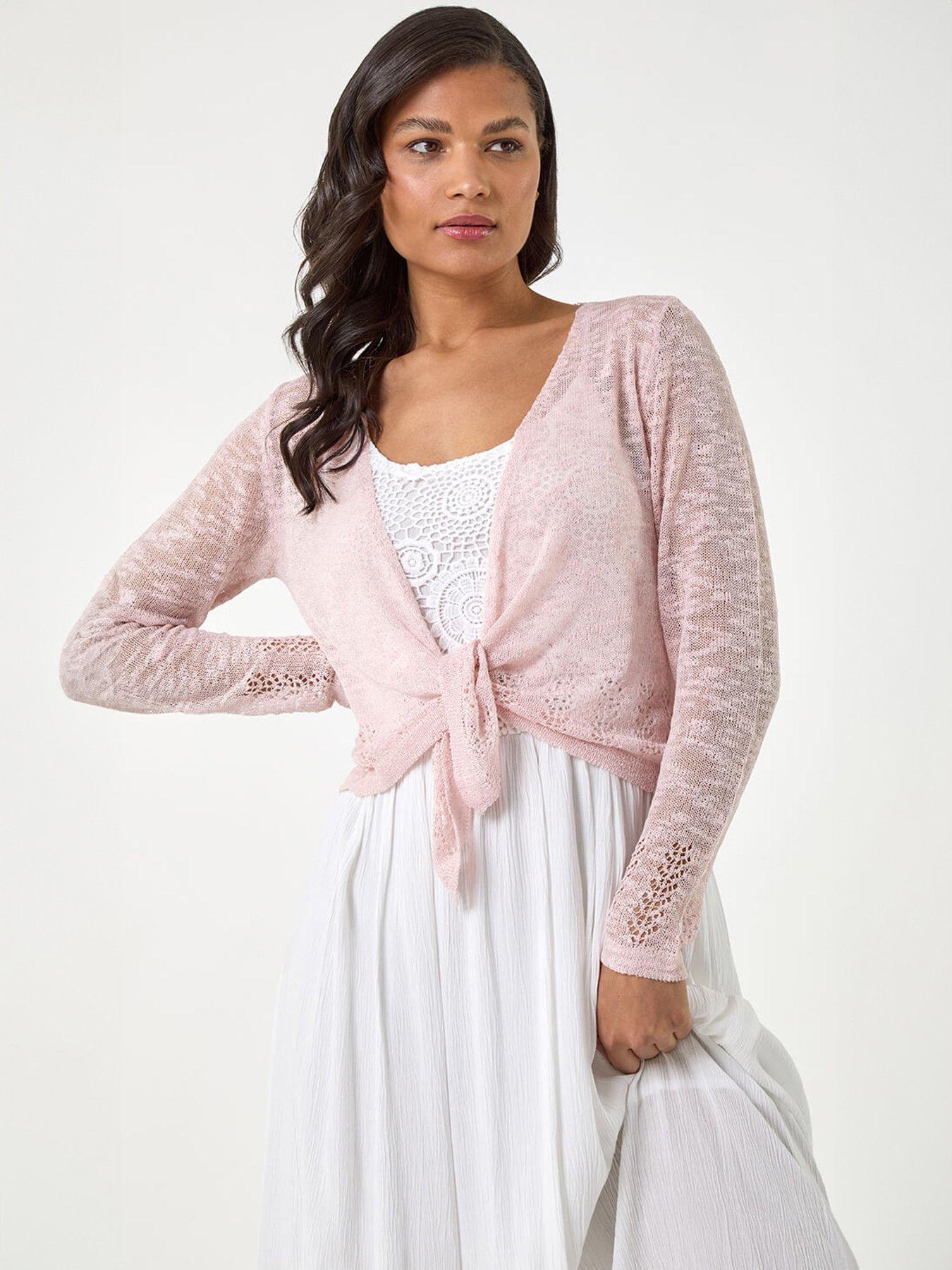 Image 1 of 5 of Roman Lightweight Knitted Shrug