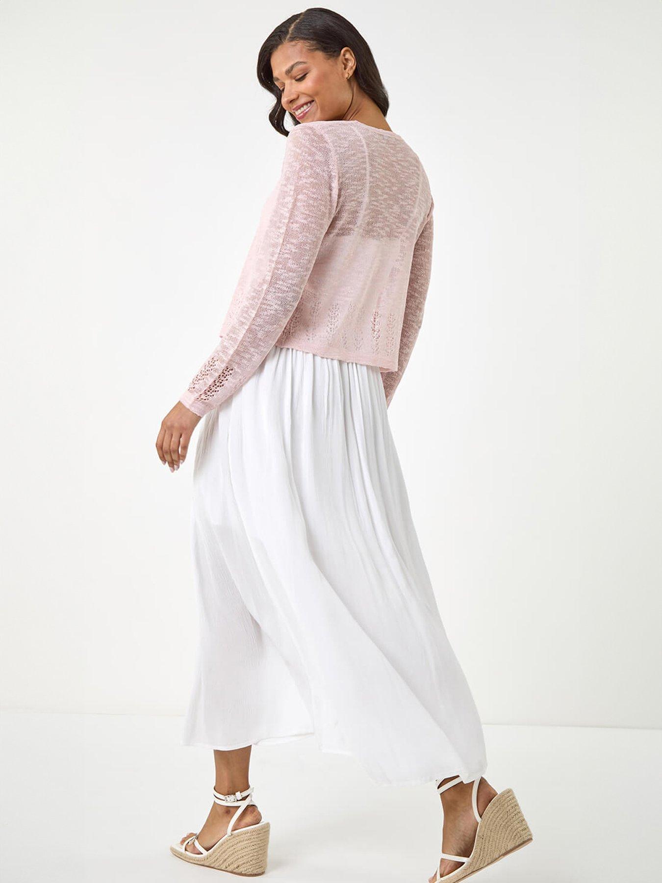 Image 2 of 5 of Roman Lightweight Knitted Shrug