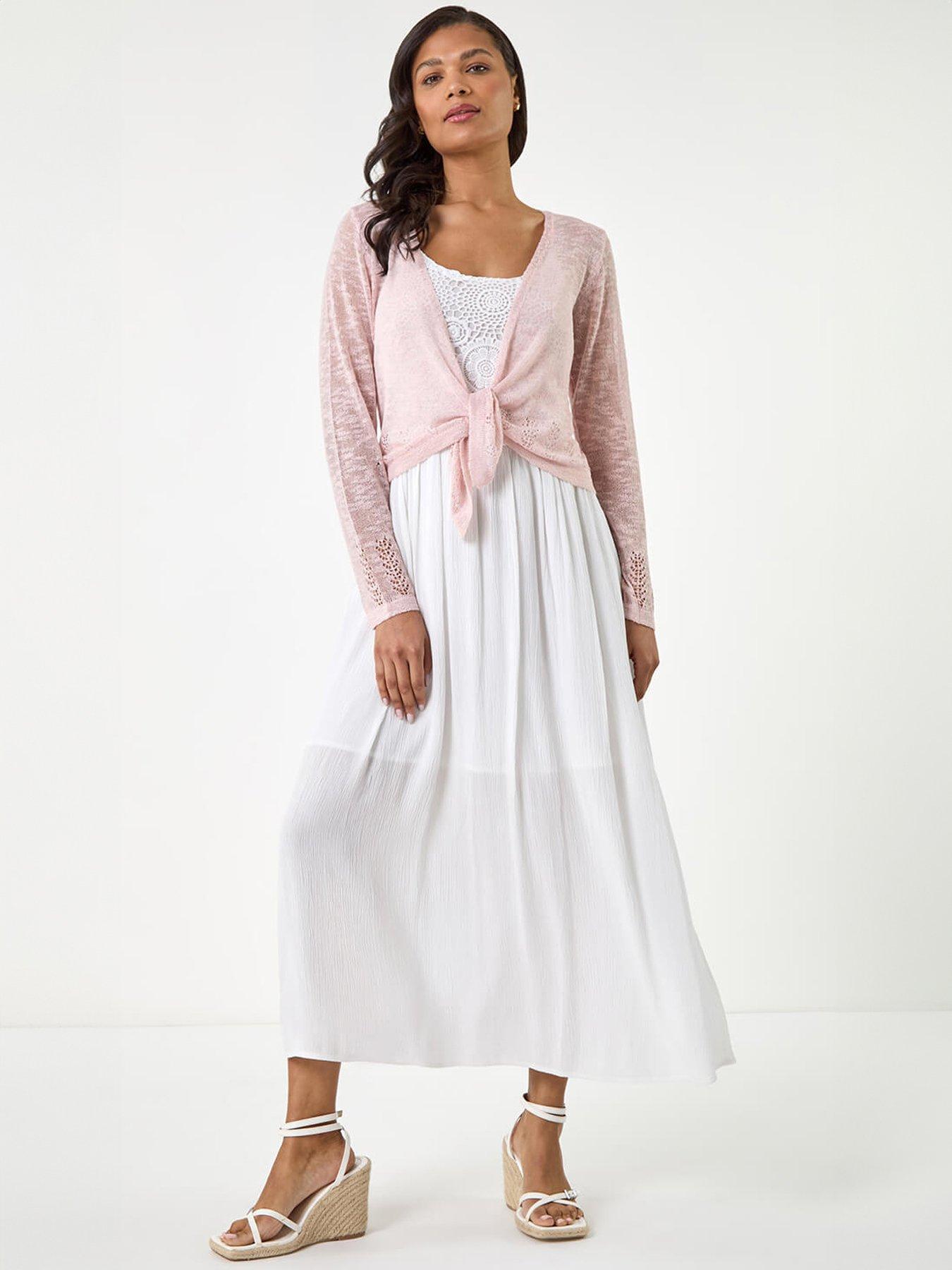 Image 3 of 5 of Roman Lightweight Knitted Shrug